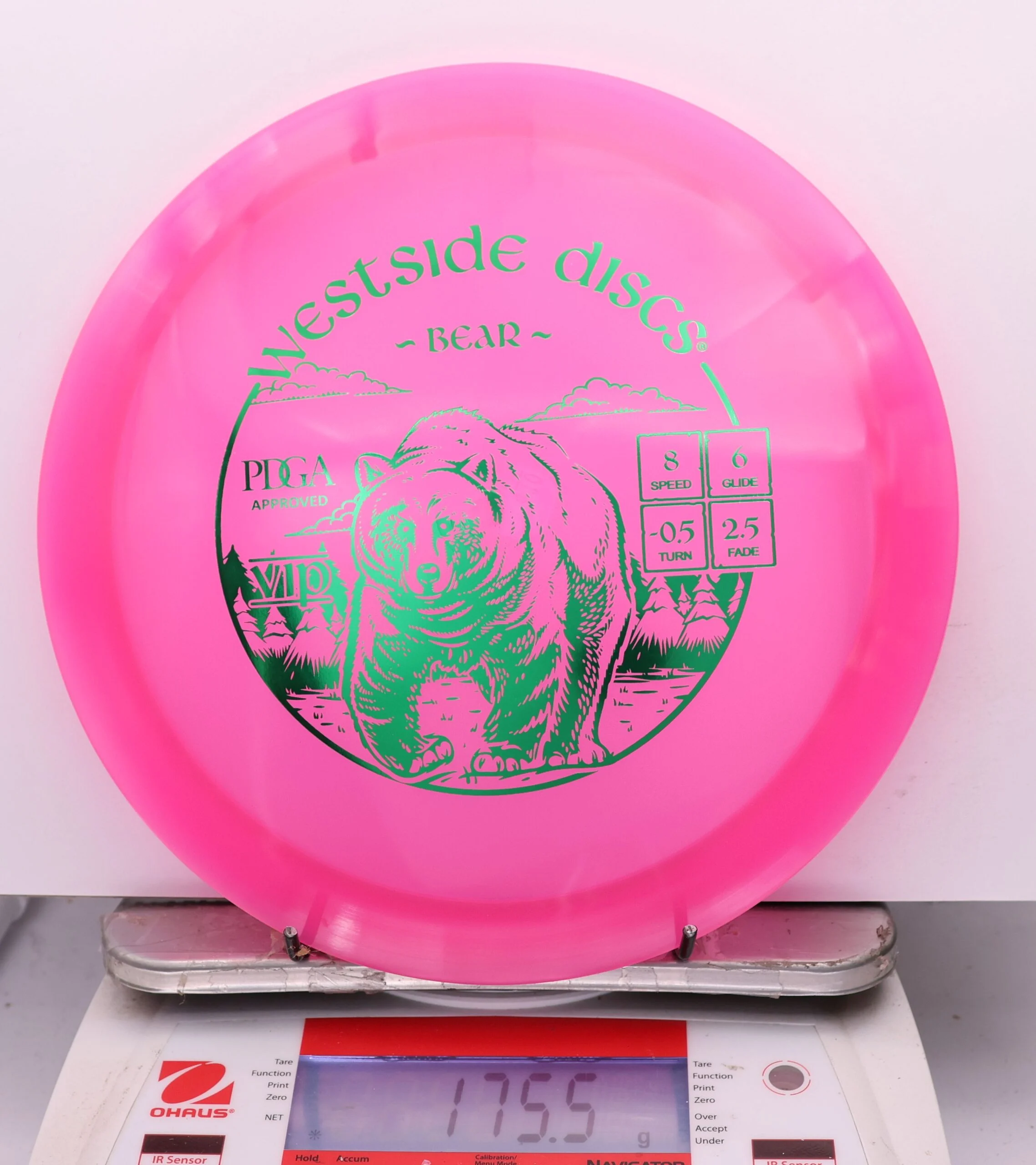 1160200 VIP Bear - #410 Pink, 176