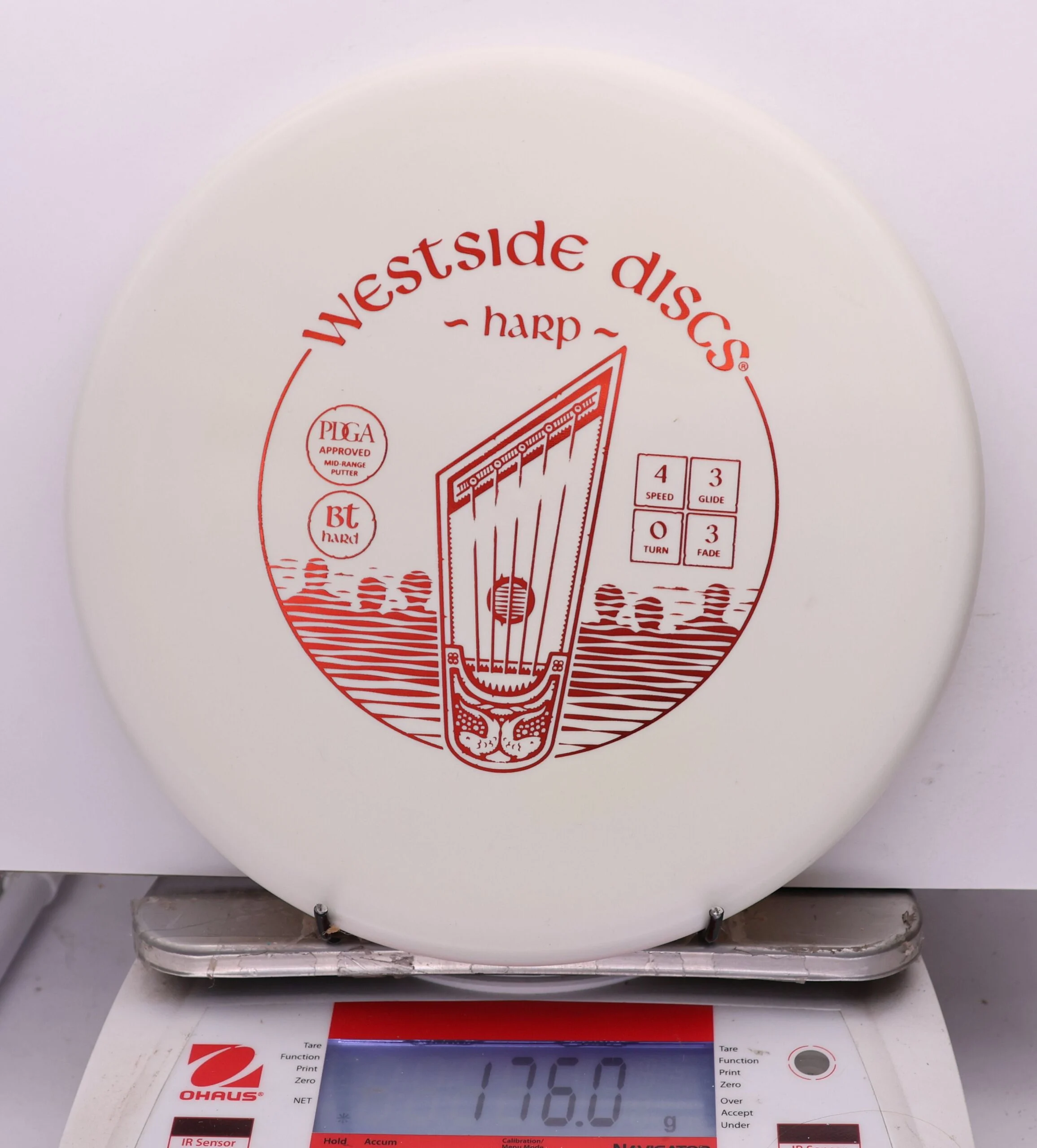 1160712 Bt Hard Harp - #410 White, 176
