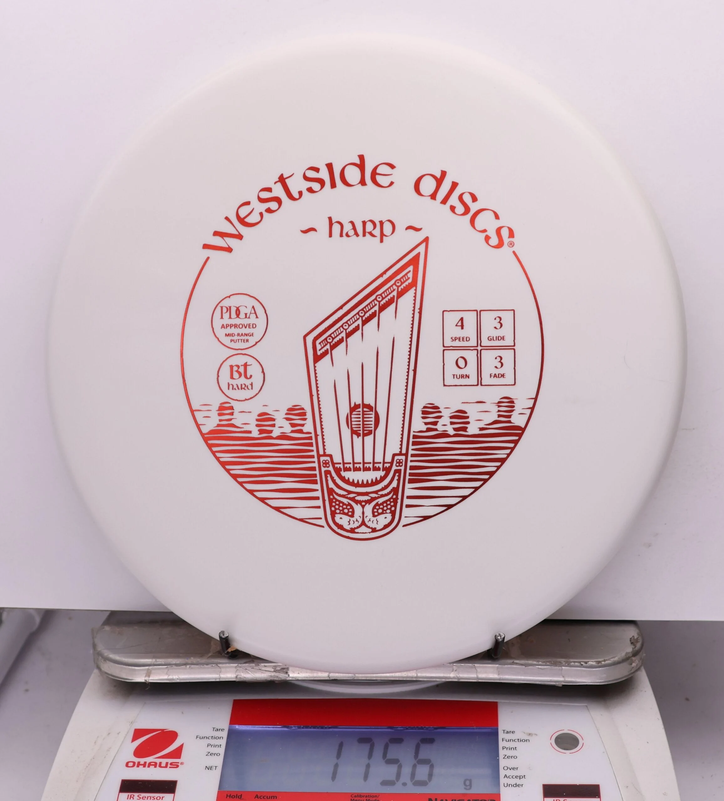 1160713 Bt Hard Harp - #411 White, 176