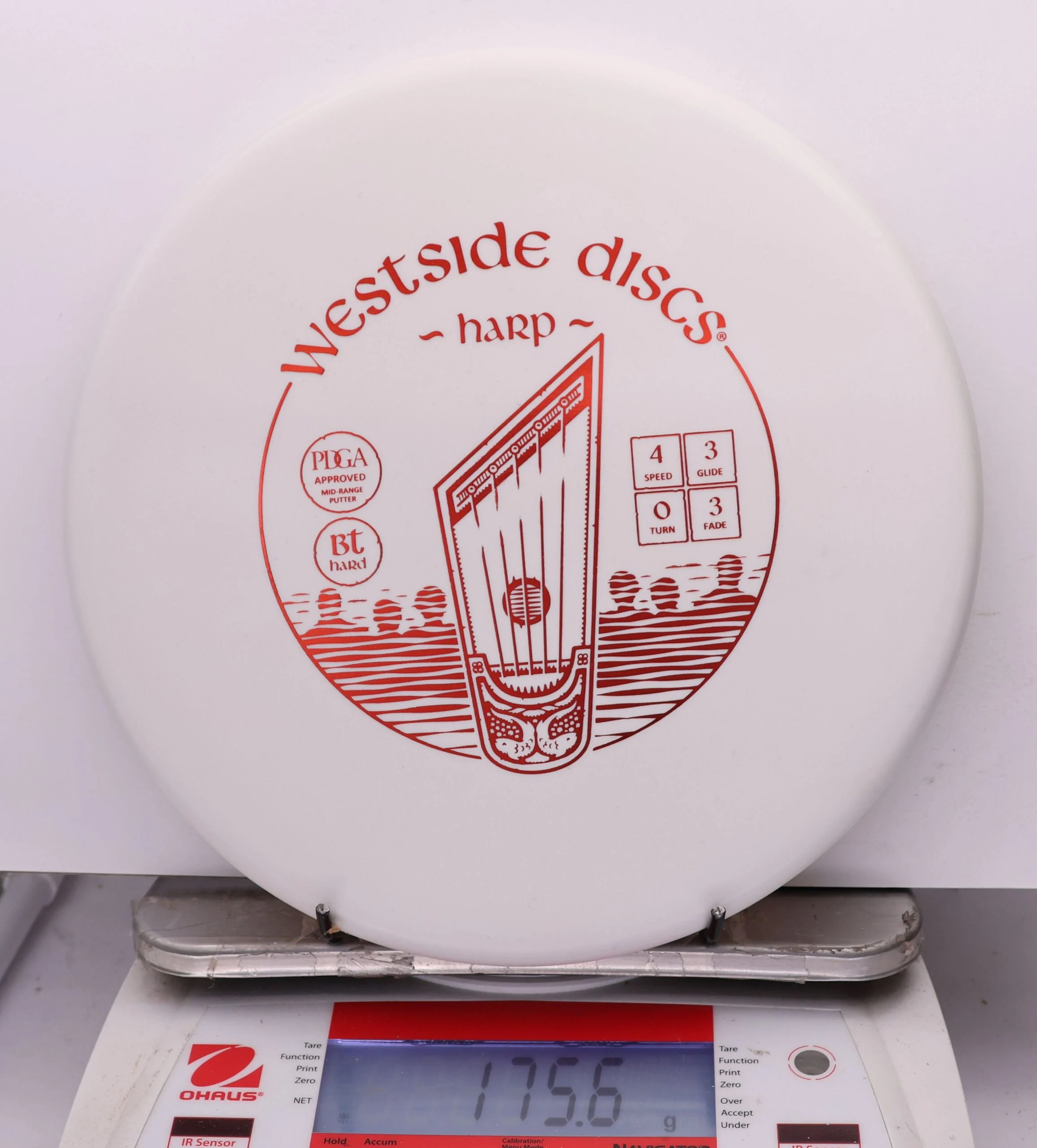 1160715 Bt Hard Harp - #413 White, 176