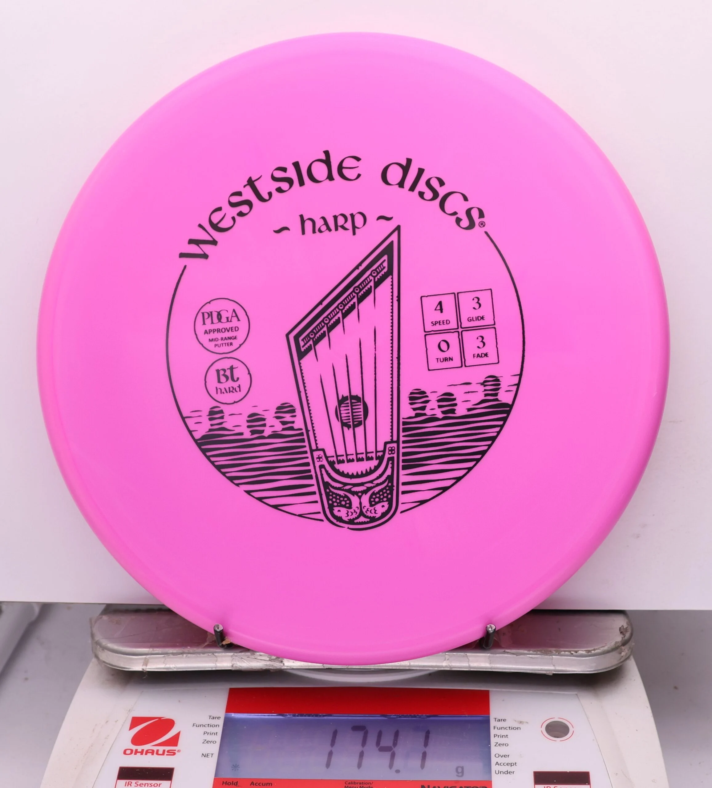 1160716 Bt Hard Harp - #414 Pink, 174
