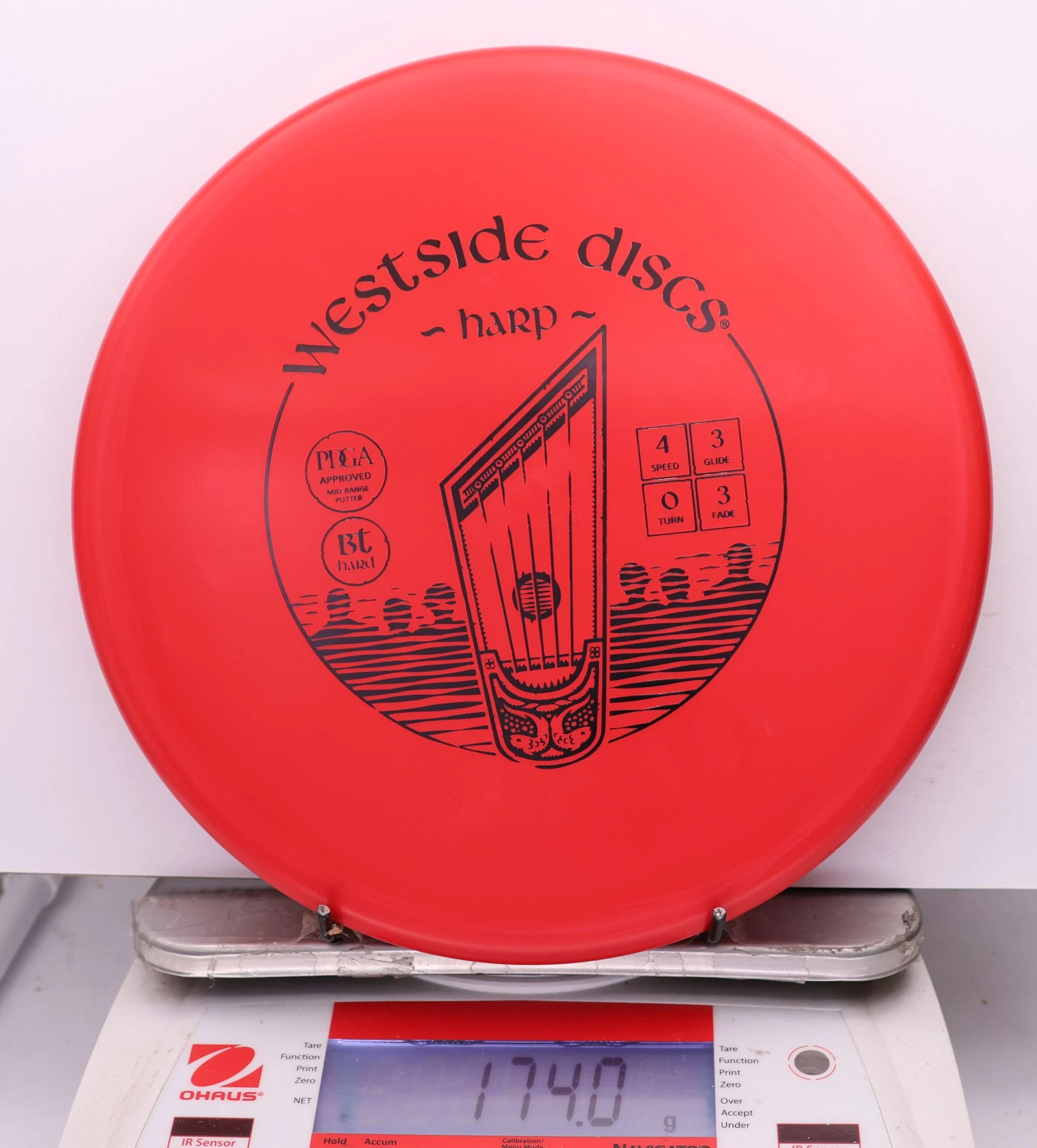 1160737 Bt Hard Harp - #417 Red, 174