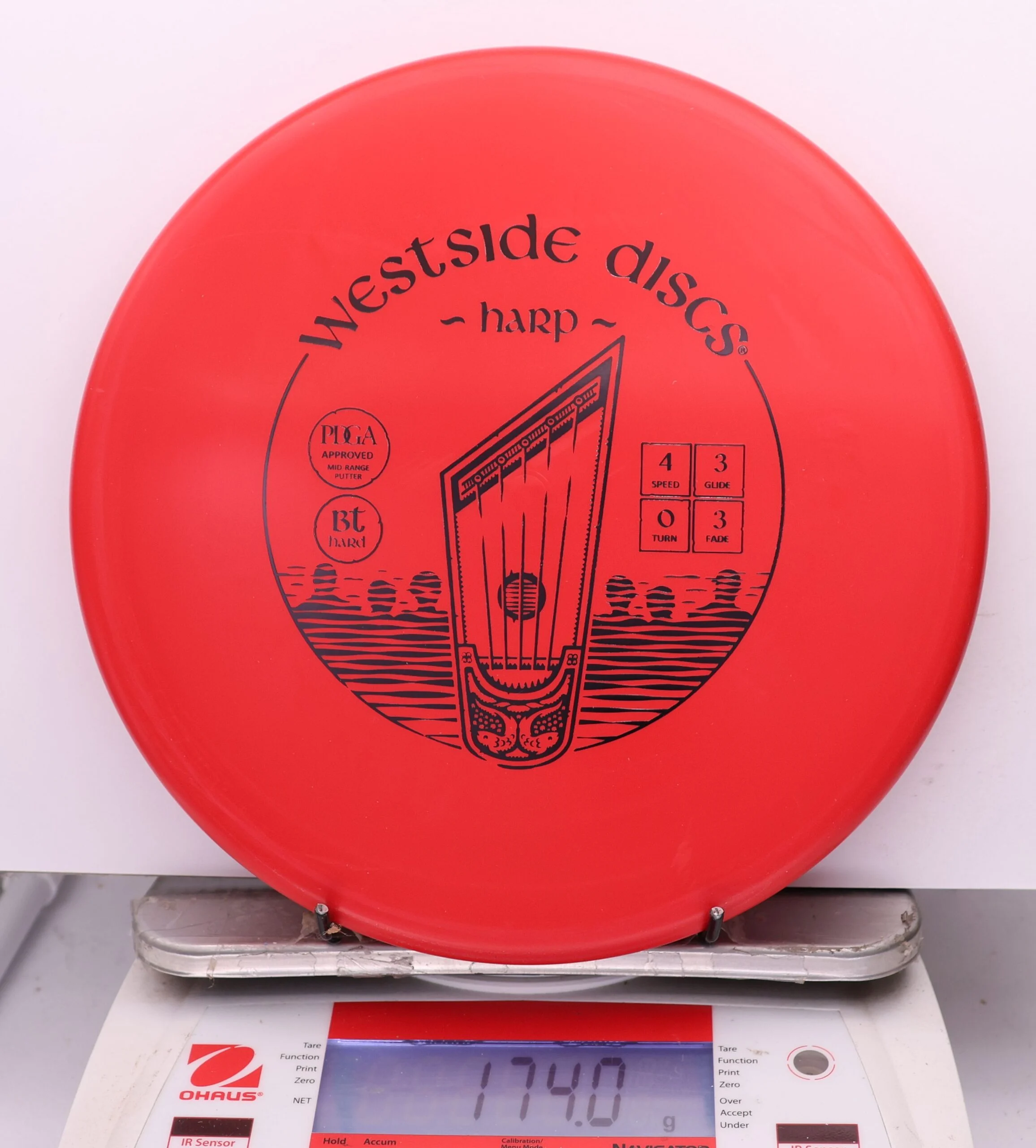 1160738 Bt Hard Harp - #418 Red, 174