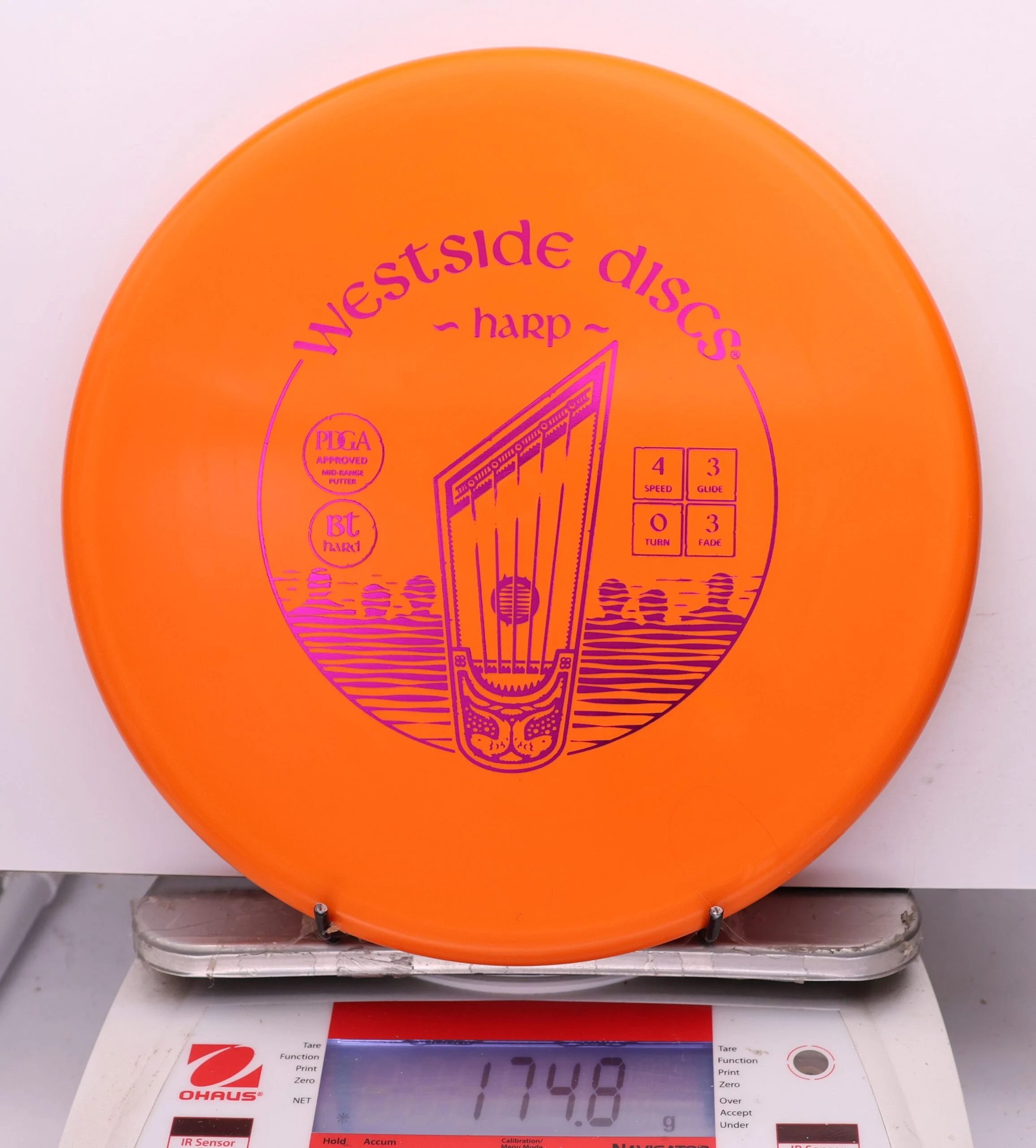 1160739 Bt Hard Harp - #419 Orange, 175