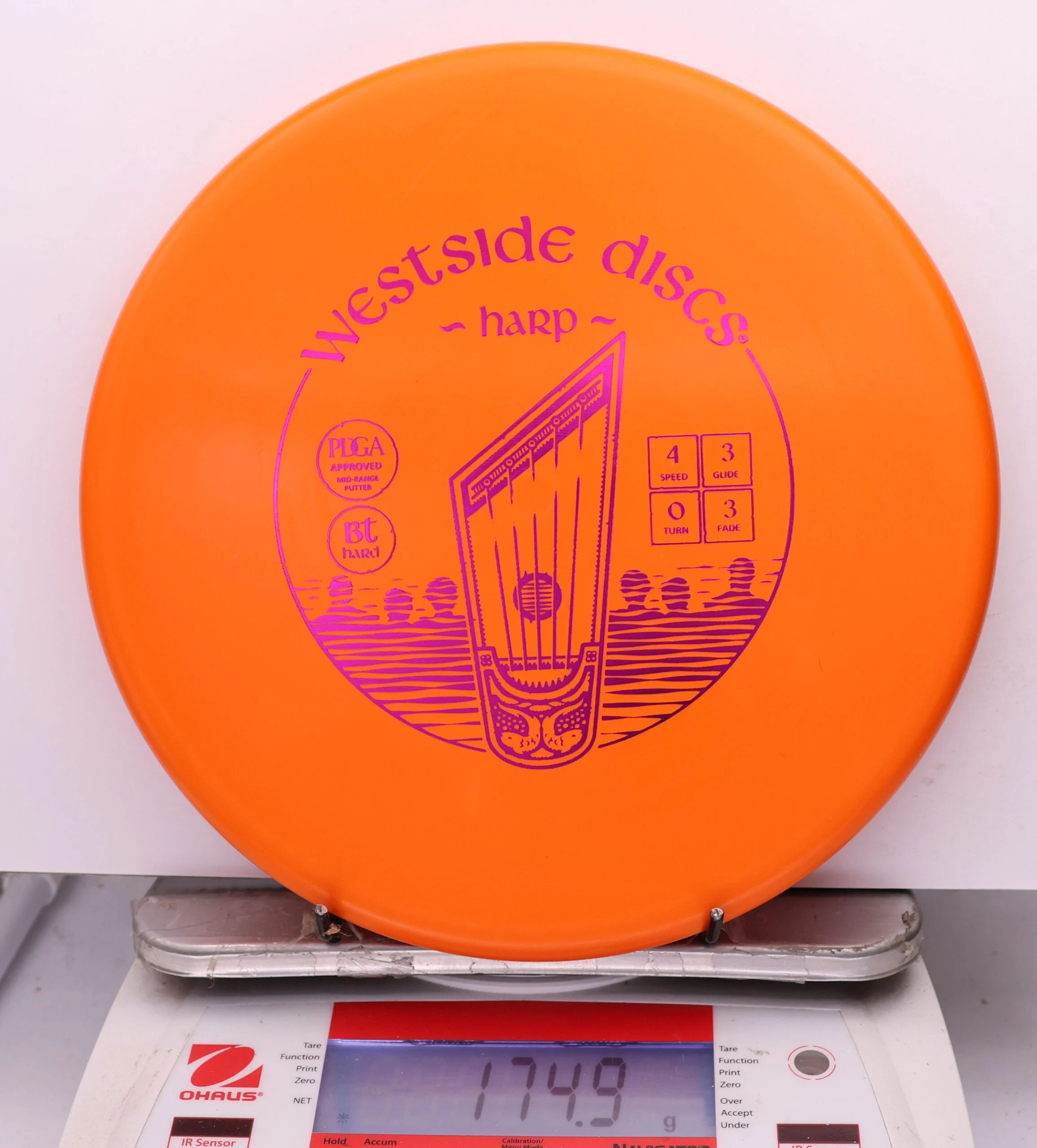 1160758 Bt Hard Harp - #420 Orange, 175