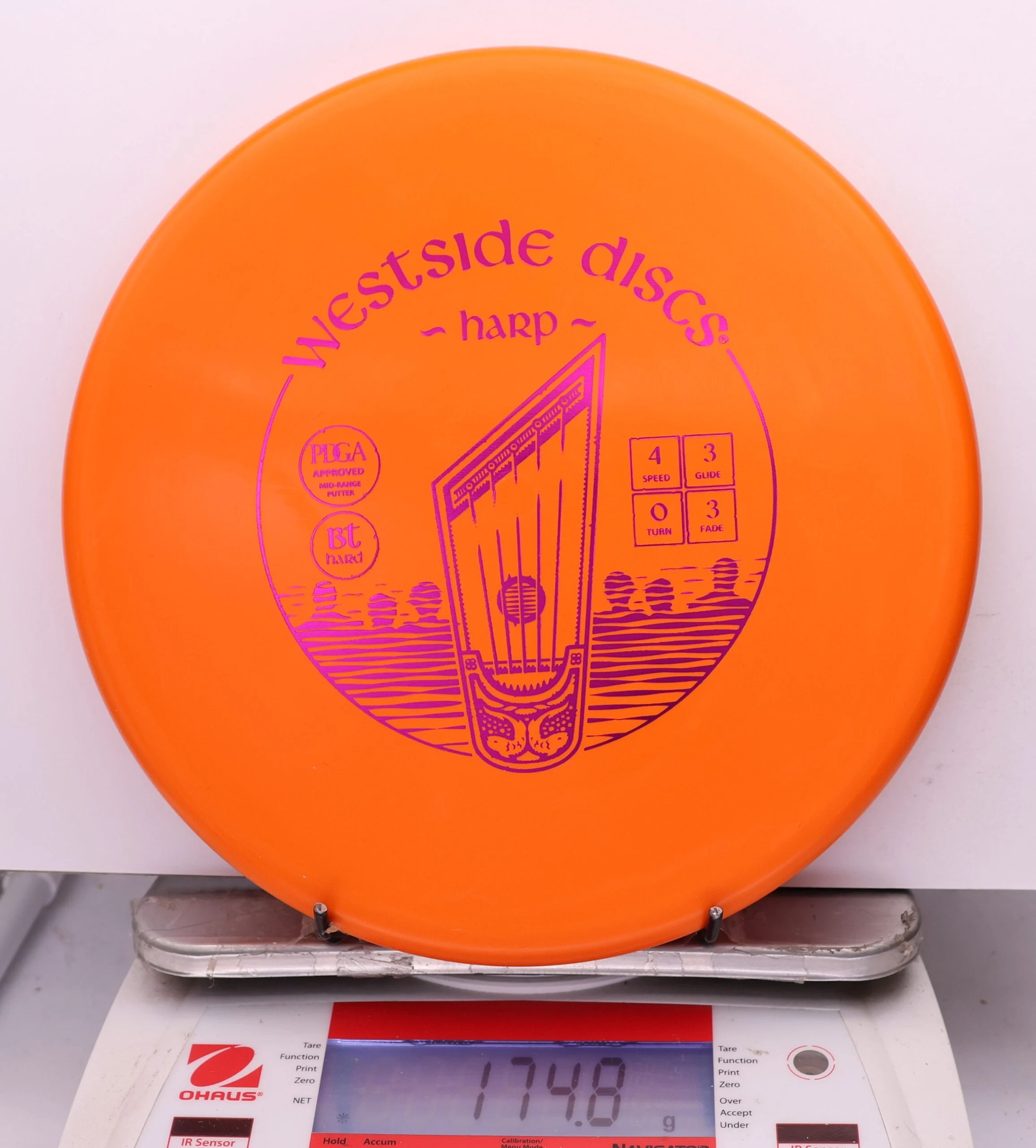 1160759 Bt Hard Harp - #421 Orange, 175