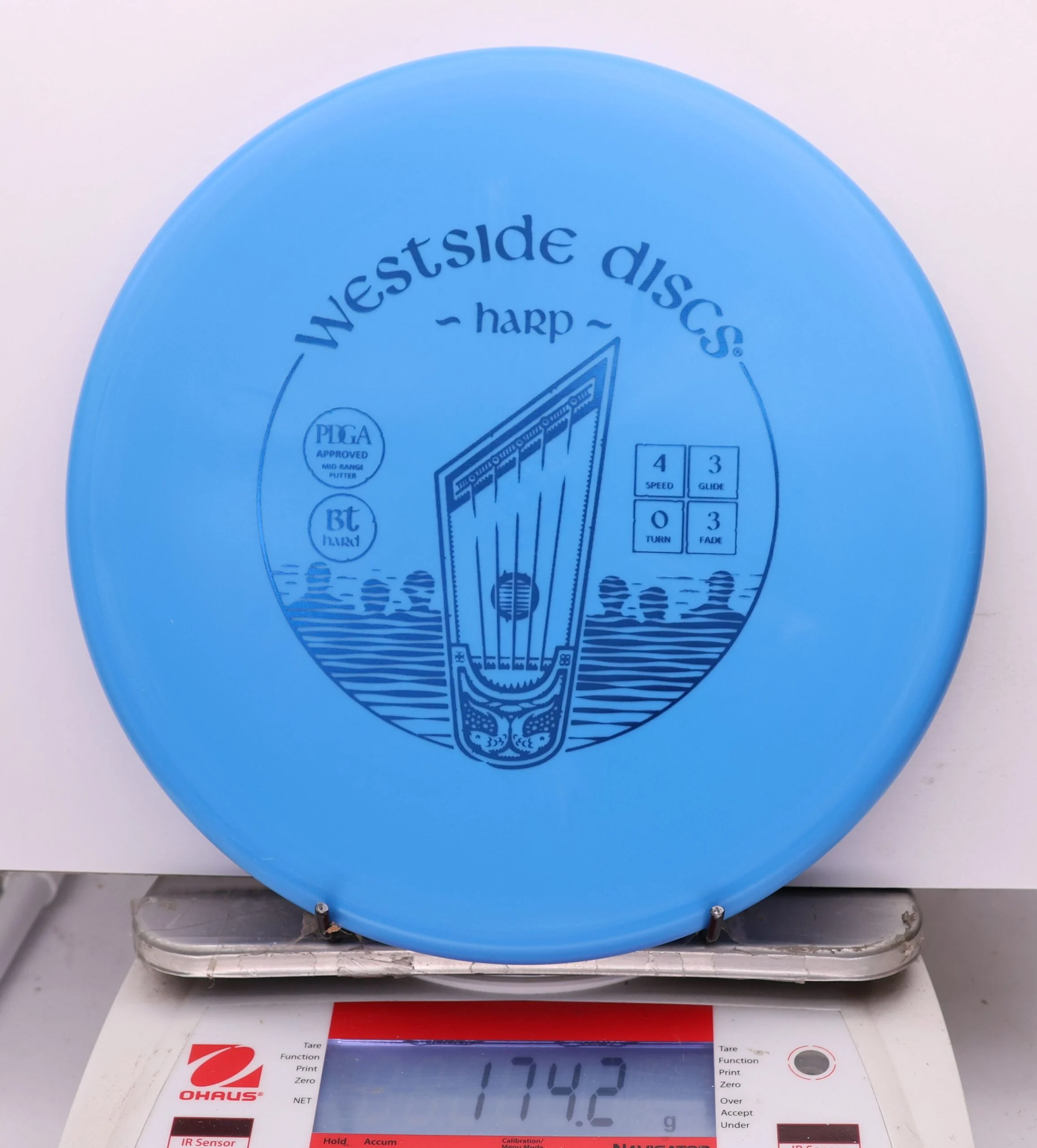 1160782 Bt Hard Harp - #426 Blue, 174