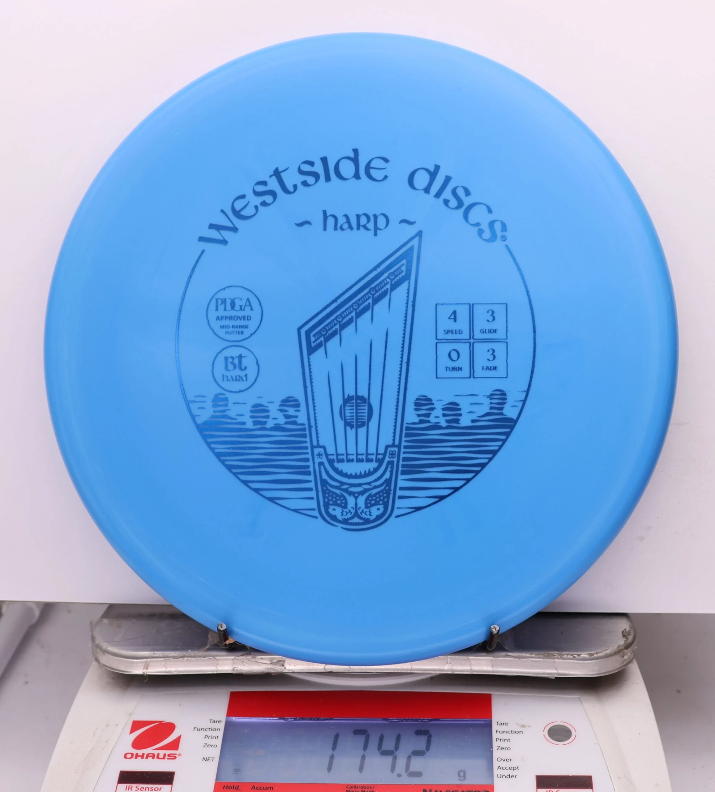 1160783 Bt Hard Harp - #427 Blue, 174