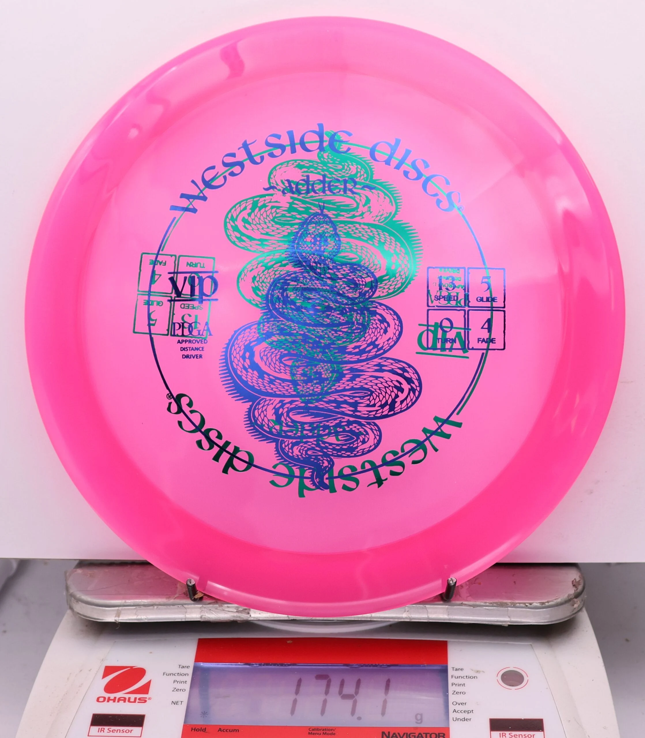 1160932 X-Out VIP Adder - #410 Pink, 174