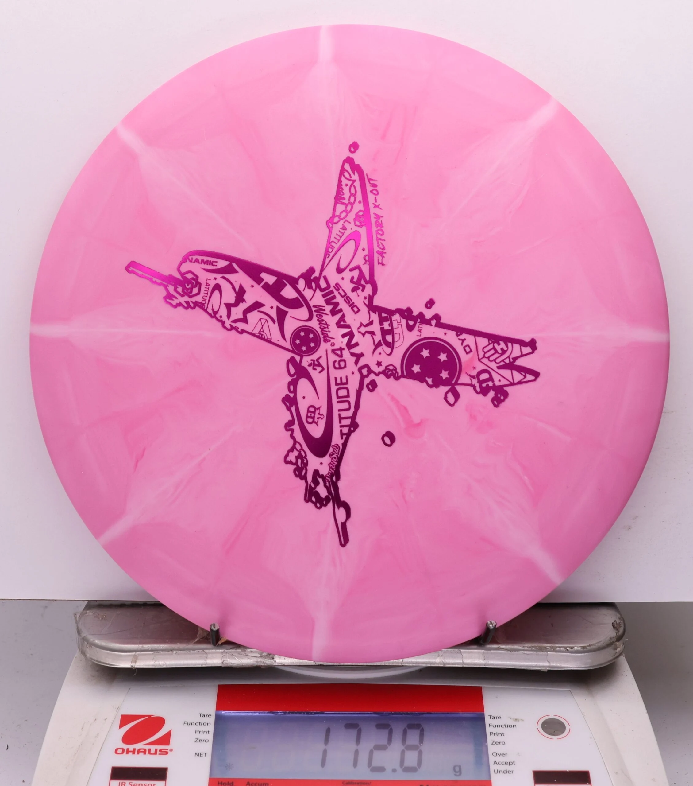 1161102 X-Out Origio Burst Hatchet - #410 Pink, 173