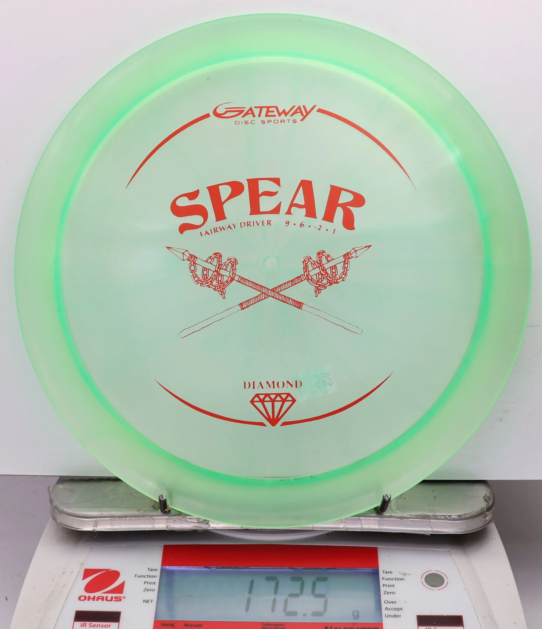 1162787 Diamond Spear - #582 ClearGreen, 173