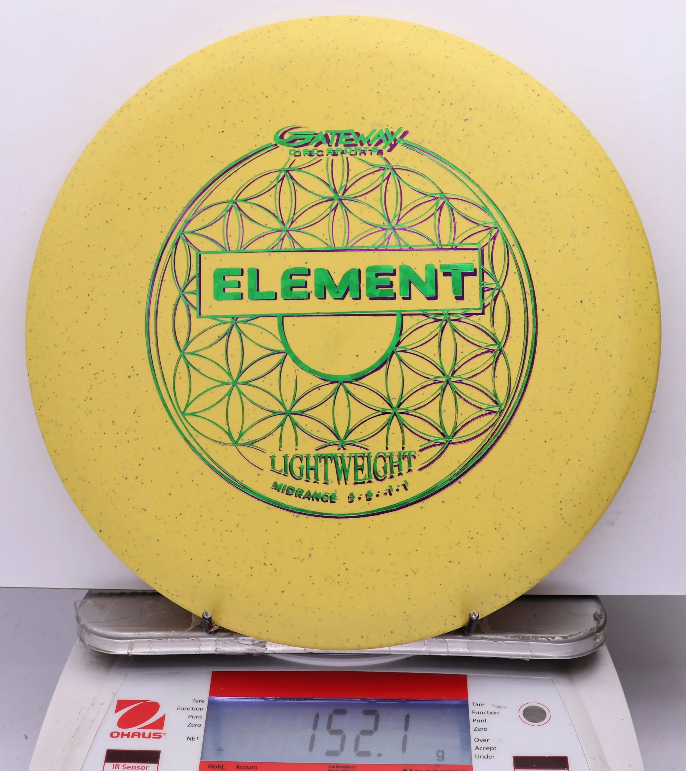 1162896 Organic Hemp Element, Lightweight - #586 Yellow, 152