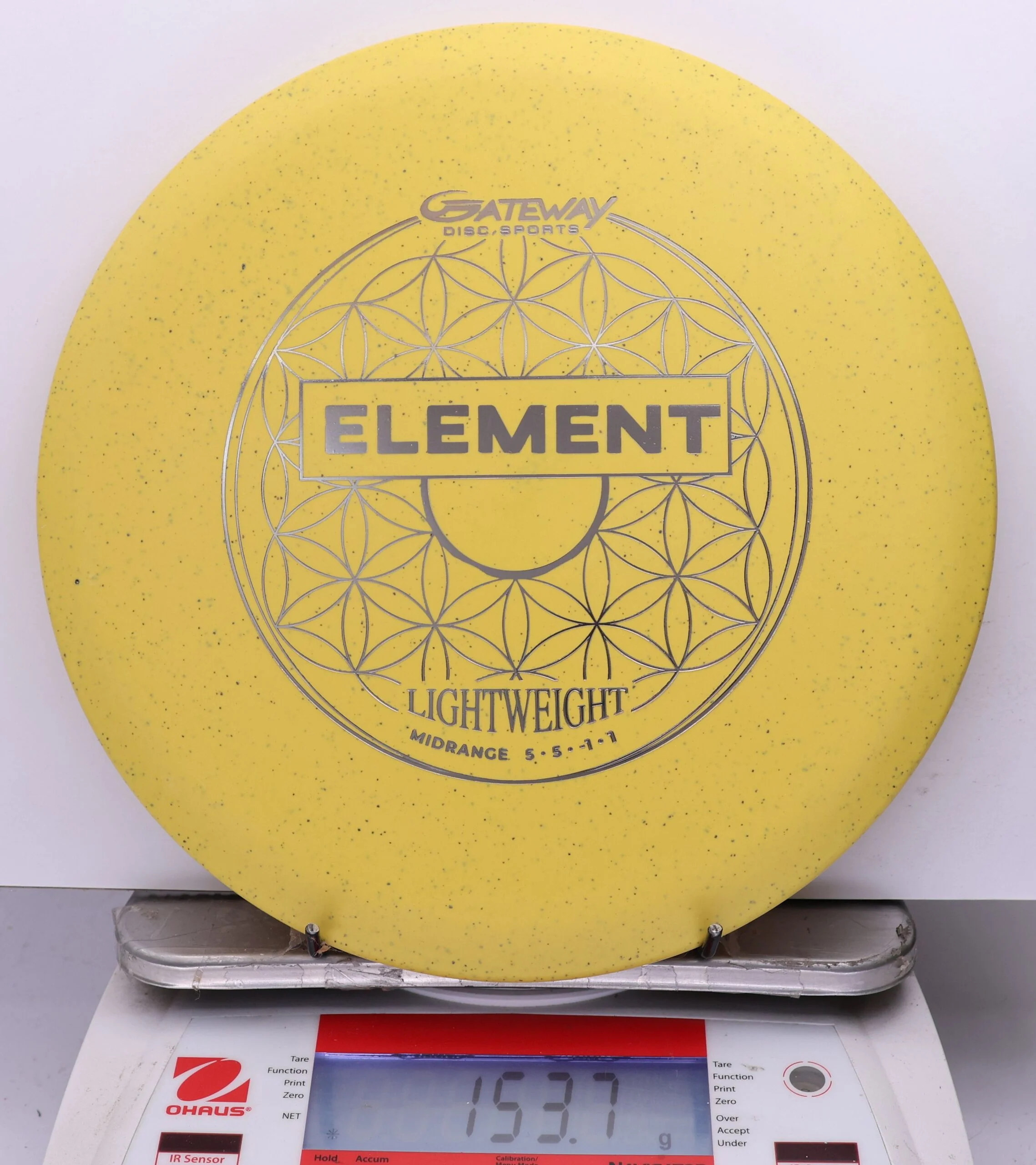 1162898 Organic Hemp Element, Lightweight - #588 Yellow, 154