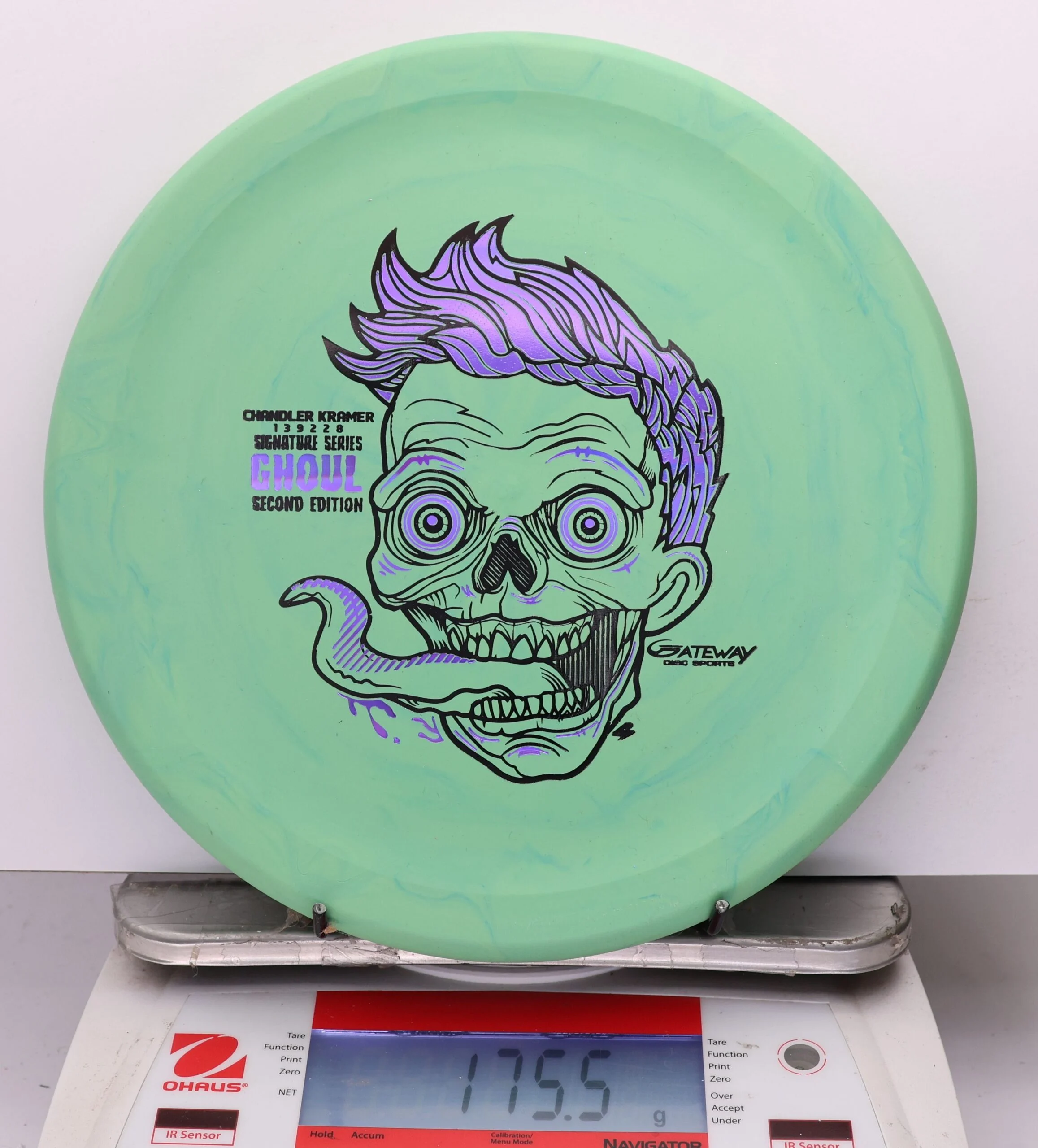 1163335 SureGrip Ghoul, Chandler Kramer 2nd Edition - #582 SSS-Green, 176