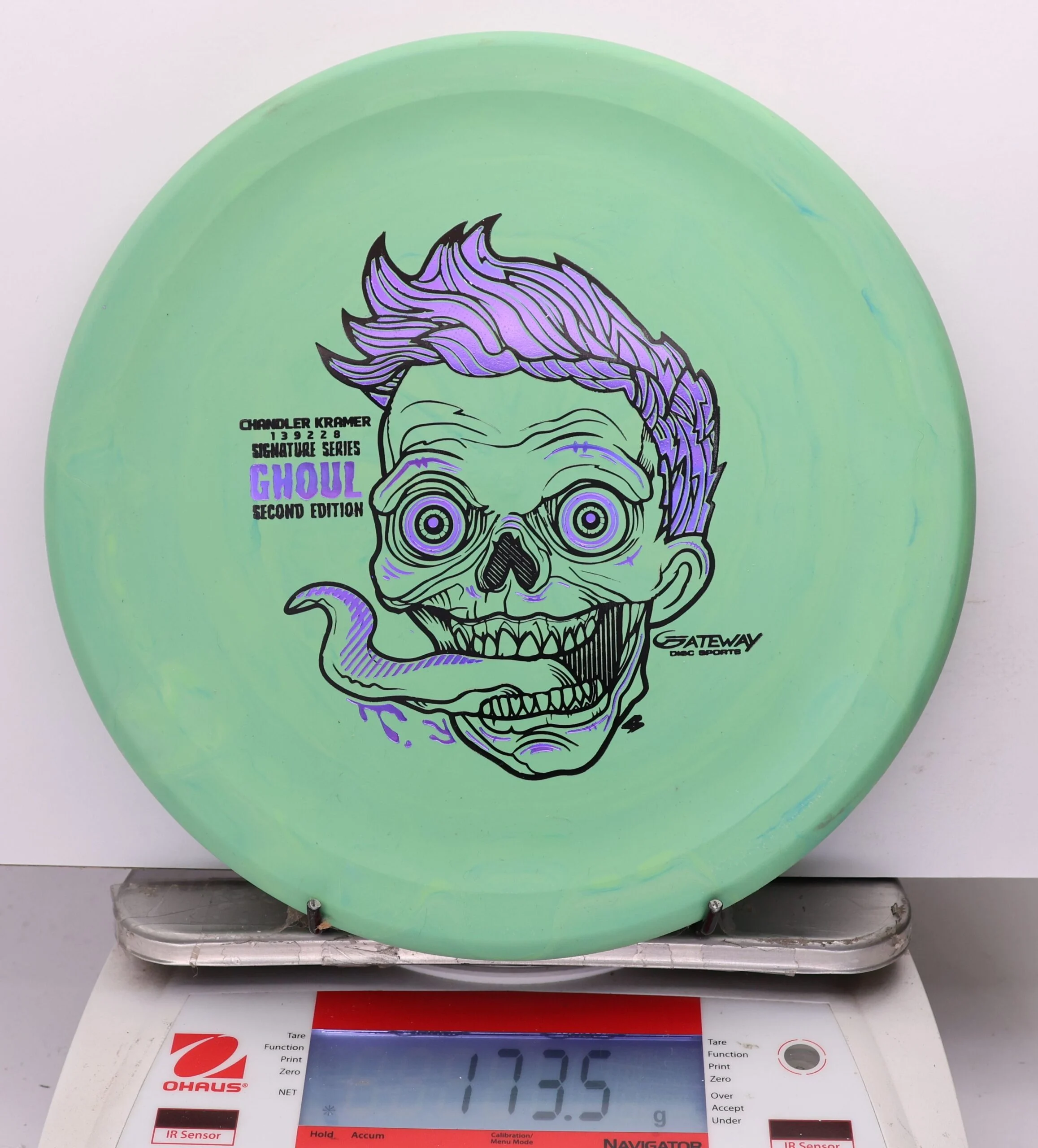 1163336 SureGrip Ghoul, Chandler Kramer 2nd Edition - #583 SSS-Green, 174