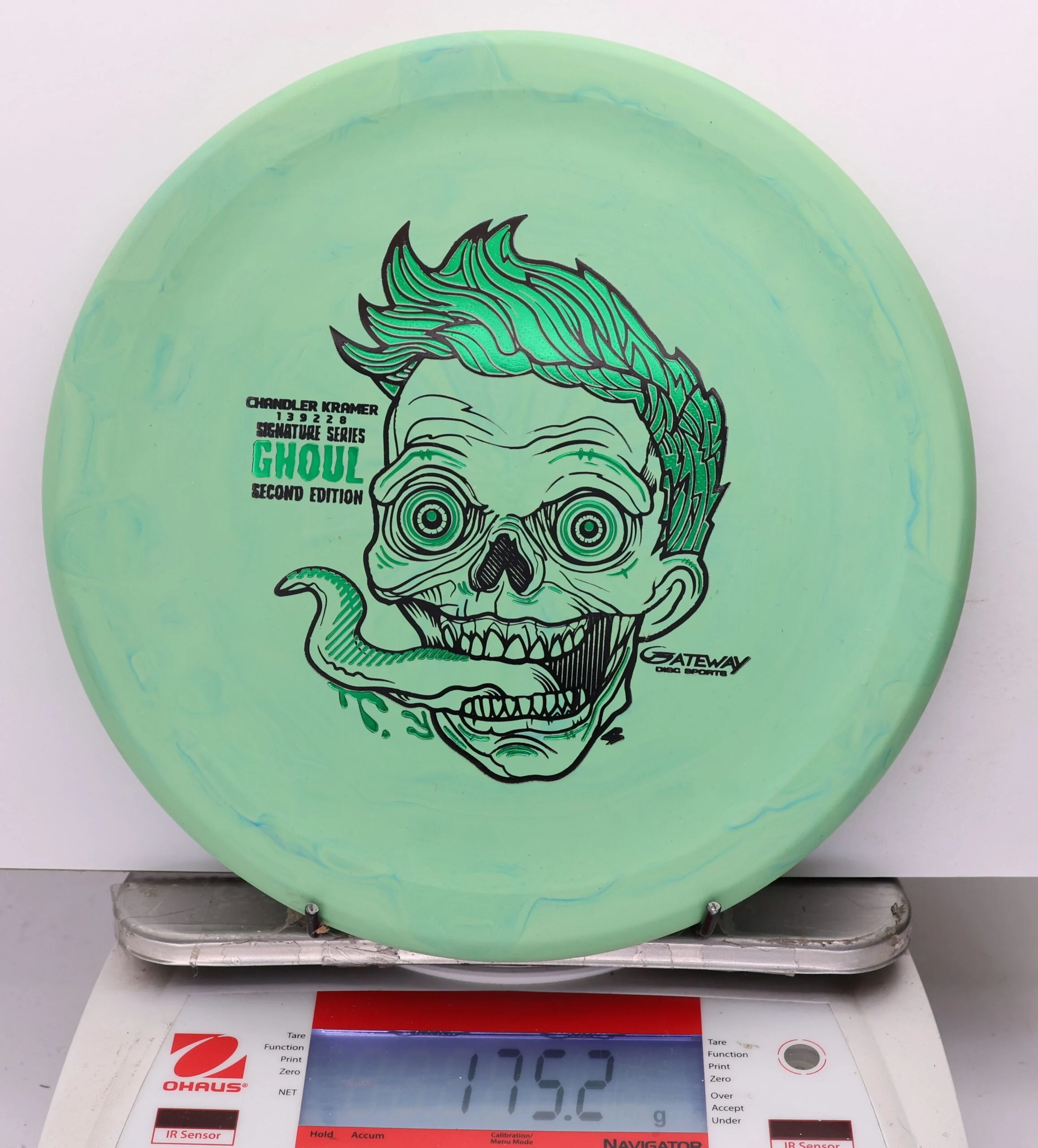 1163342 SureGrip Ghoul, Chandler Kramer 2nd Edition - #584 SSS-Green, 175