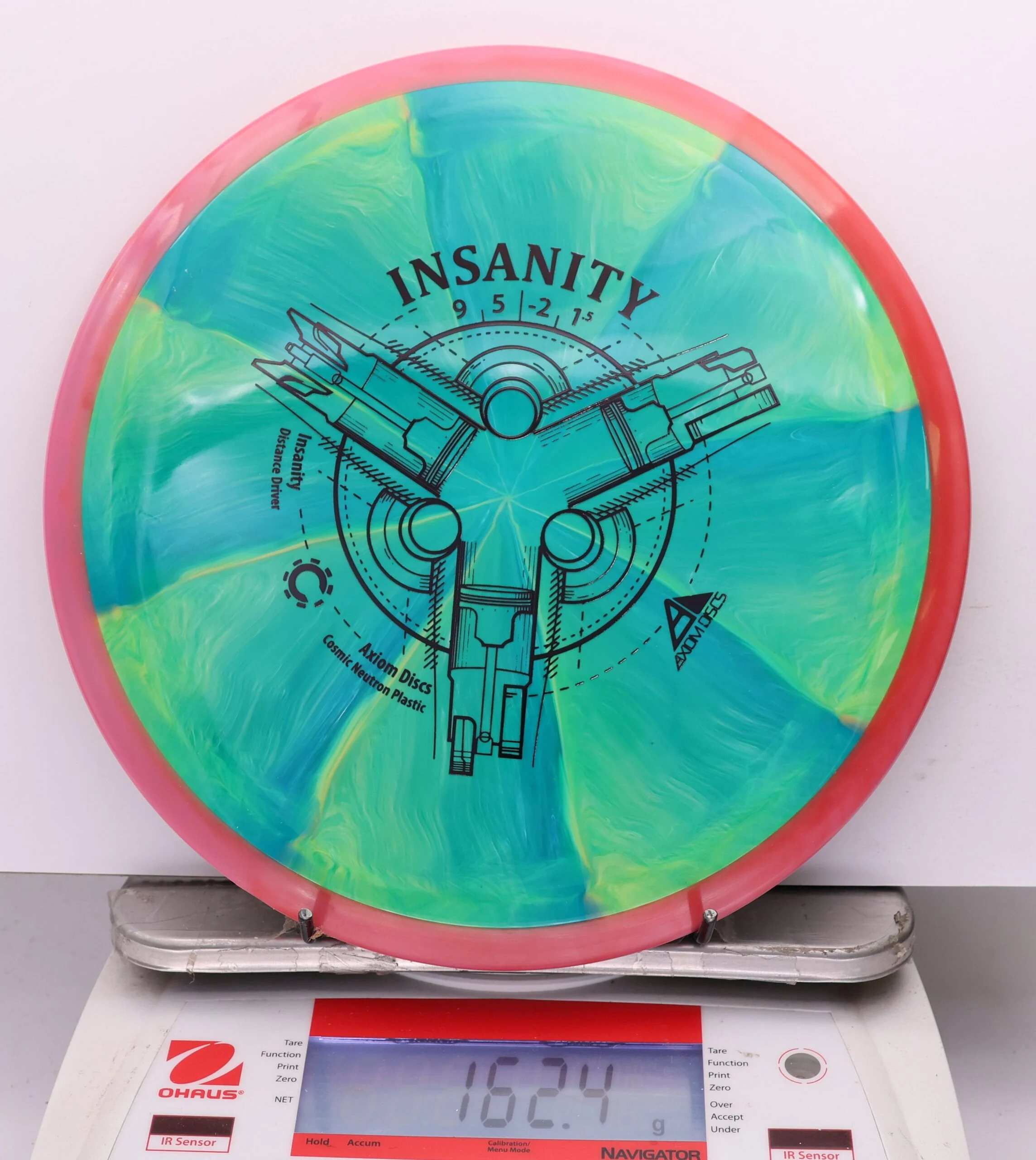 1165369 Cosmic Neutron Insanity - #802 LtRed-BlueGreen, 162