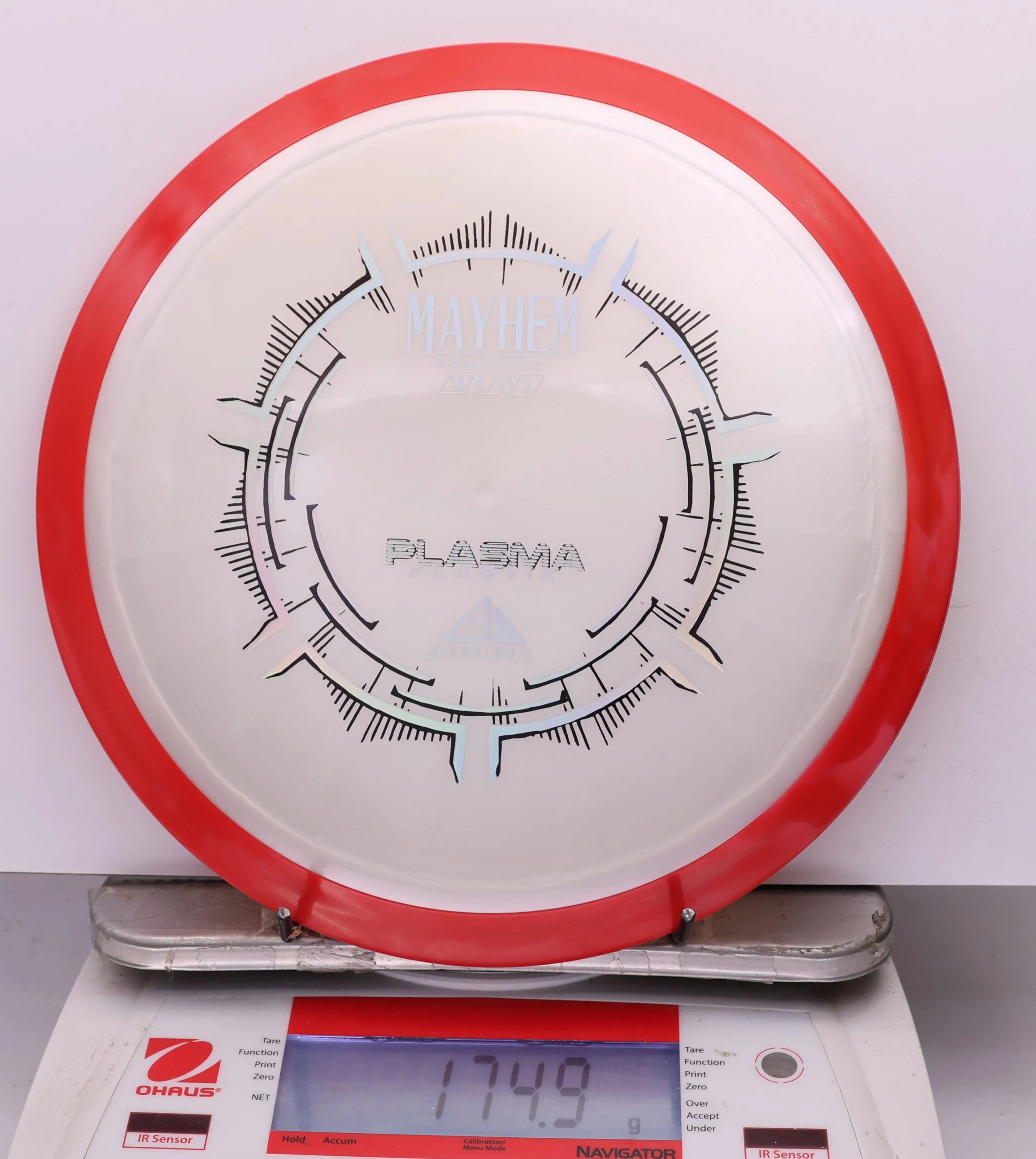 1165551 Plasma Mayhem - #808 Red-White, 175