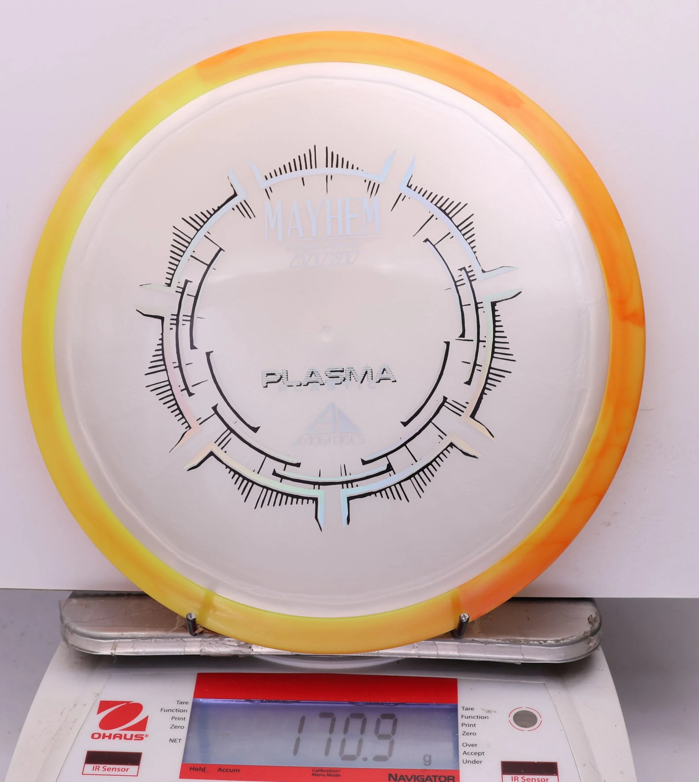 1165552 Plasma Mayhem - #809 YellowOrange-White, 171