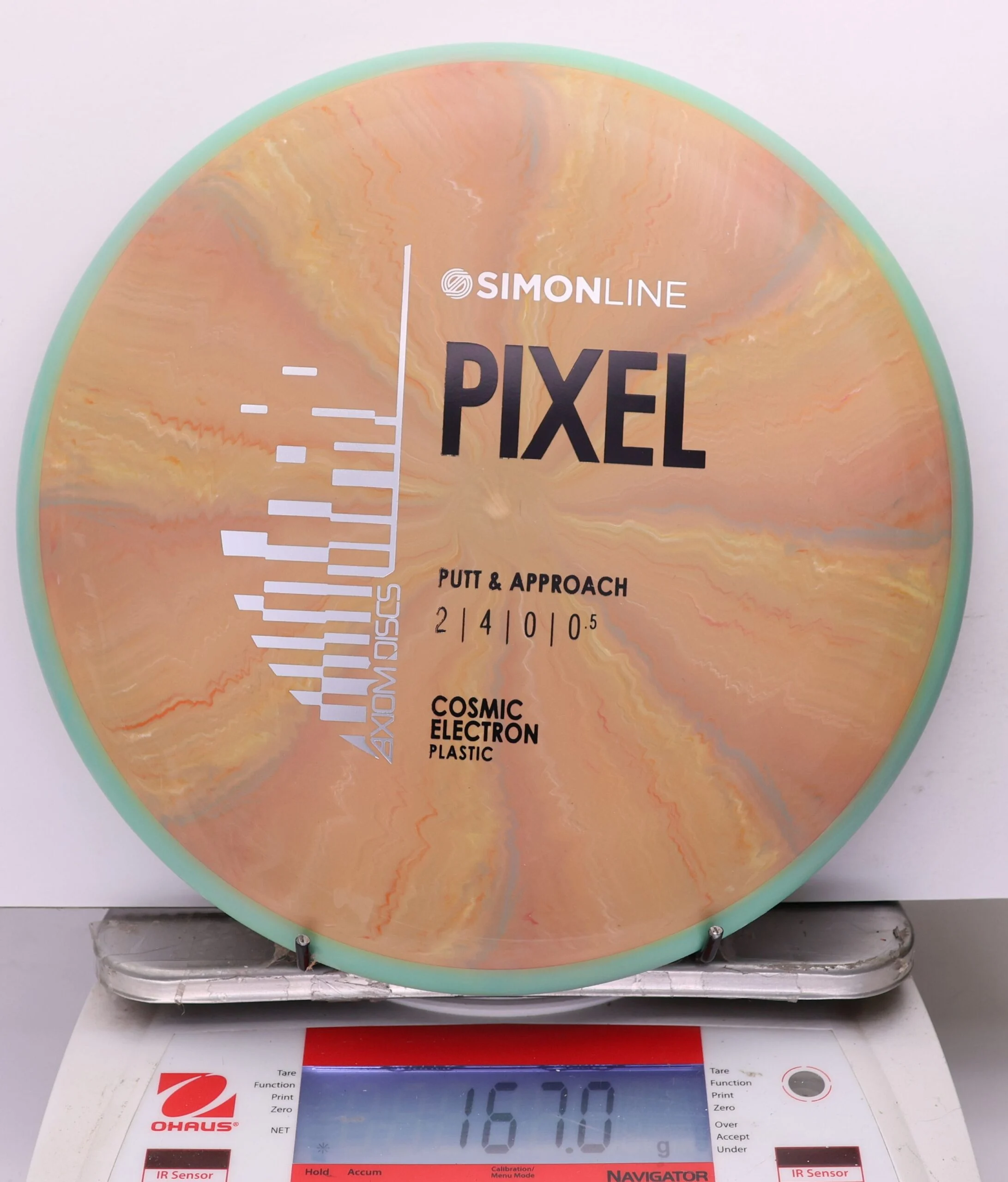 1172969 Simon Line Cosmic Electron Pixel - #66 Green-Orange, 167