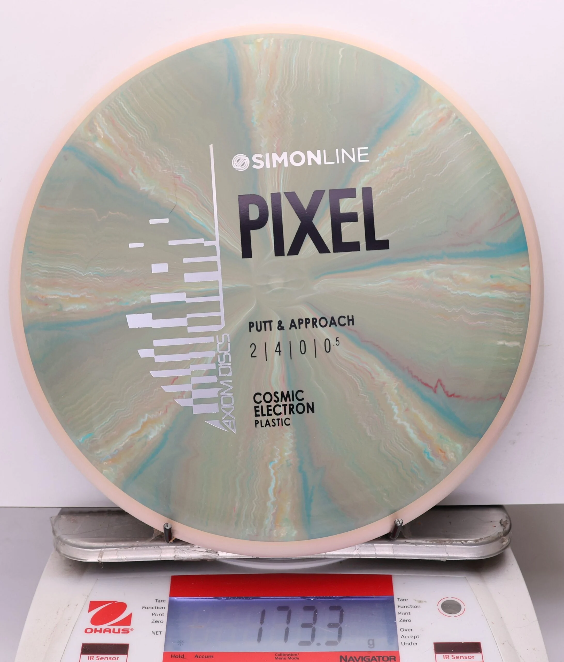 1172971 Simon Line Cosmic Electron Pixel - #68 LtOrange-GreenishBlue, 173