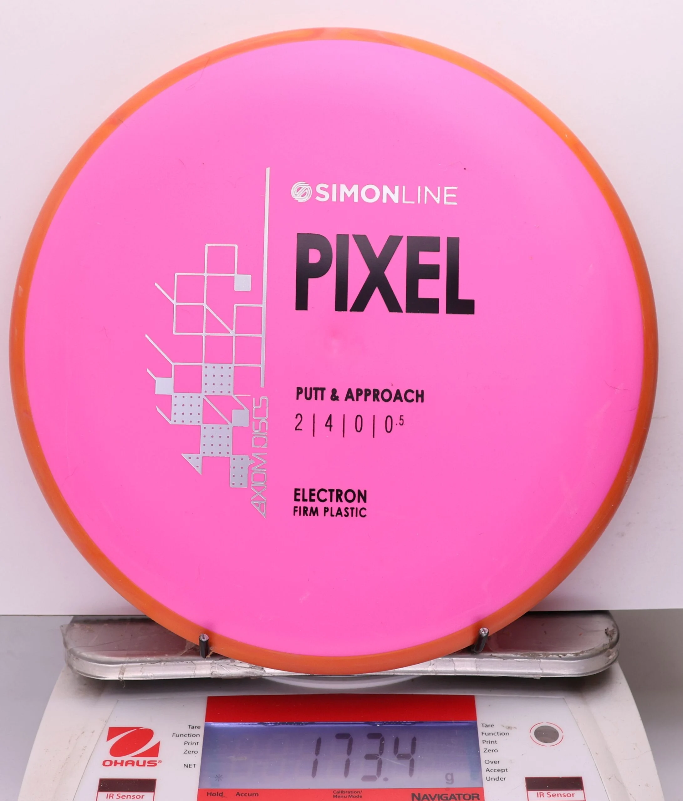 1173166 Simon Line Electron Firm Pixel - #80 Orange-Pink, 173