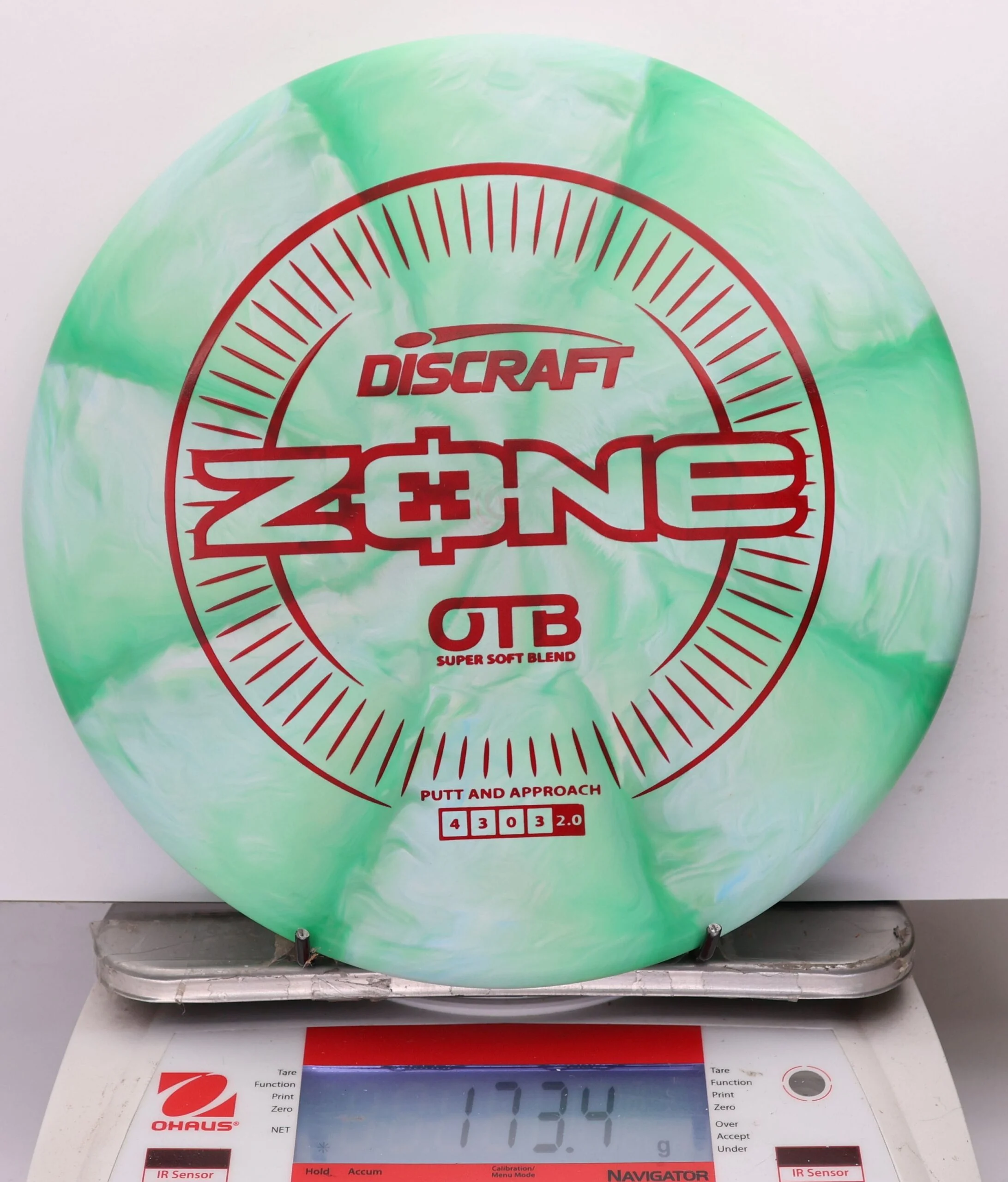 1173511 Super Soft Swirl Zone - #378 GreenWhite, 173