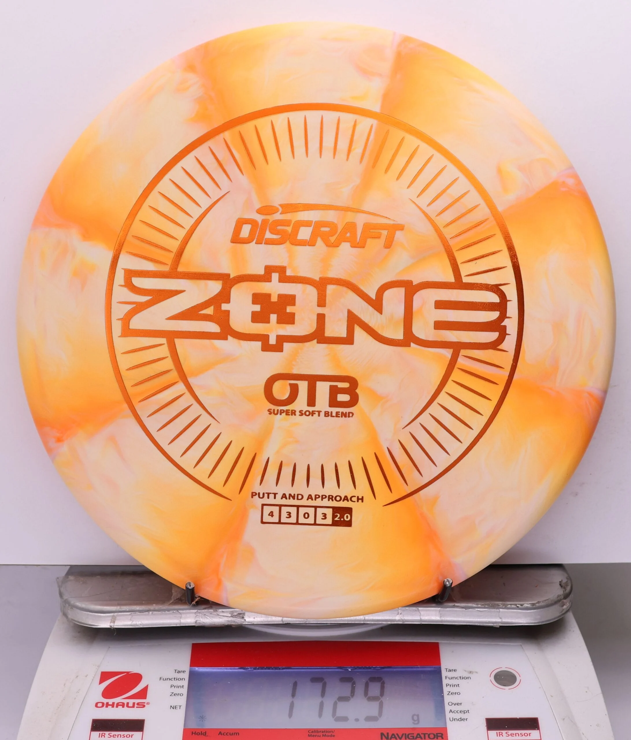 1173533 Super Soft Swirl Zone - #381 OrangeWhite, 173