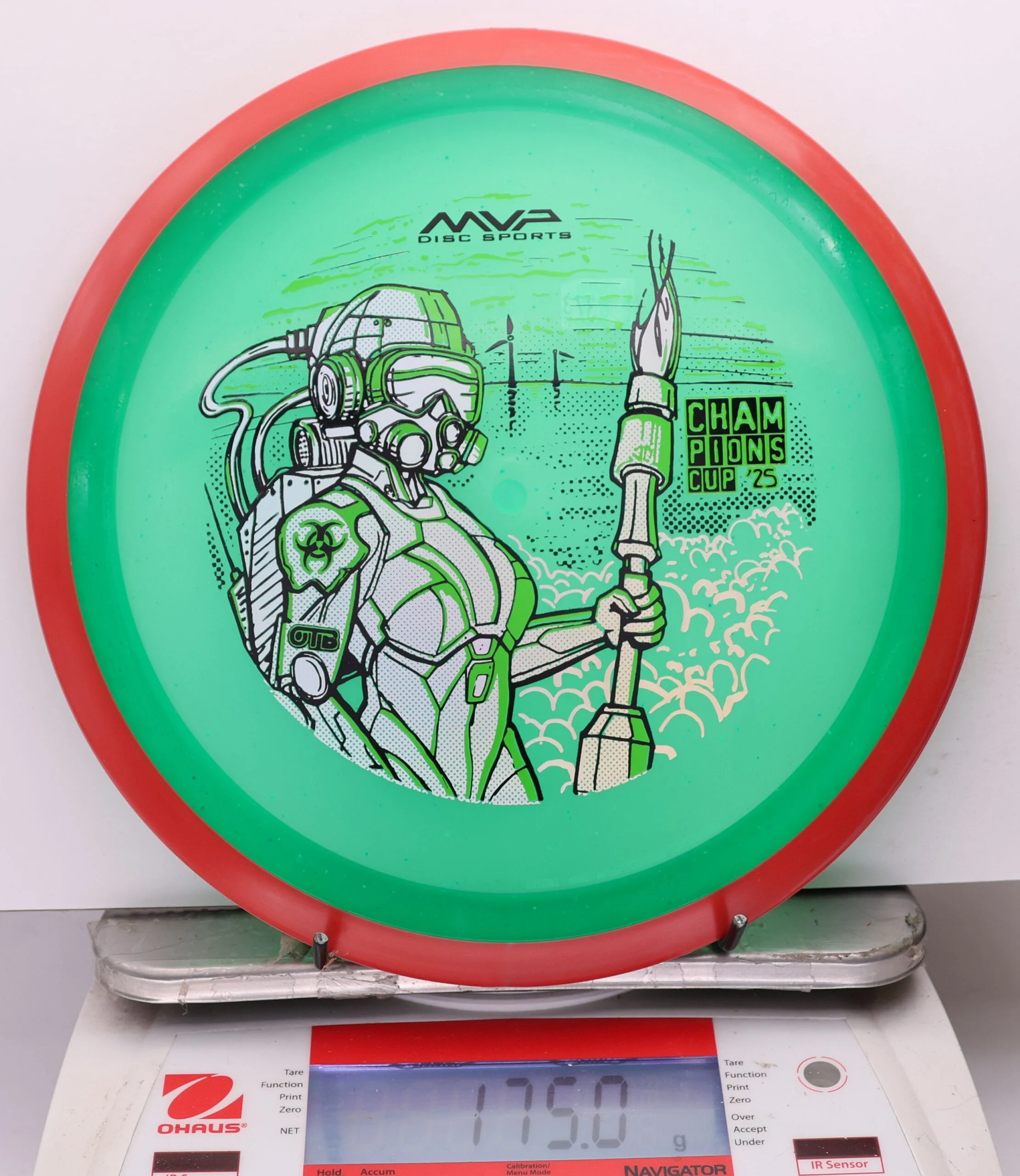 1173694 Particle Glow Proton Virus, PDGA Champions Cup 2025 - #373 Red-Green, 175