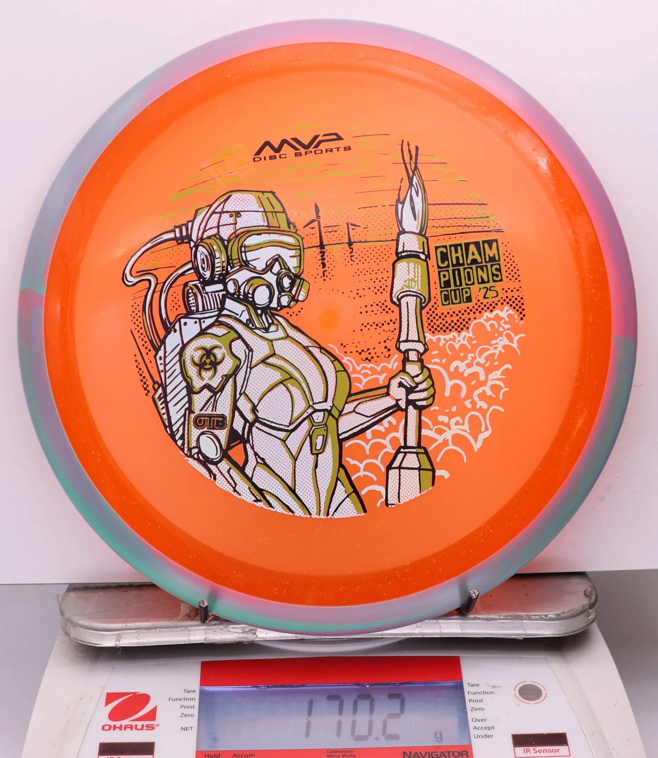 1173713 Particle Glow Proton Virus, PDGA Champions Cup 2025 - #377 PinkGreen-Orange, 170