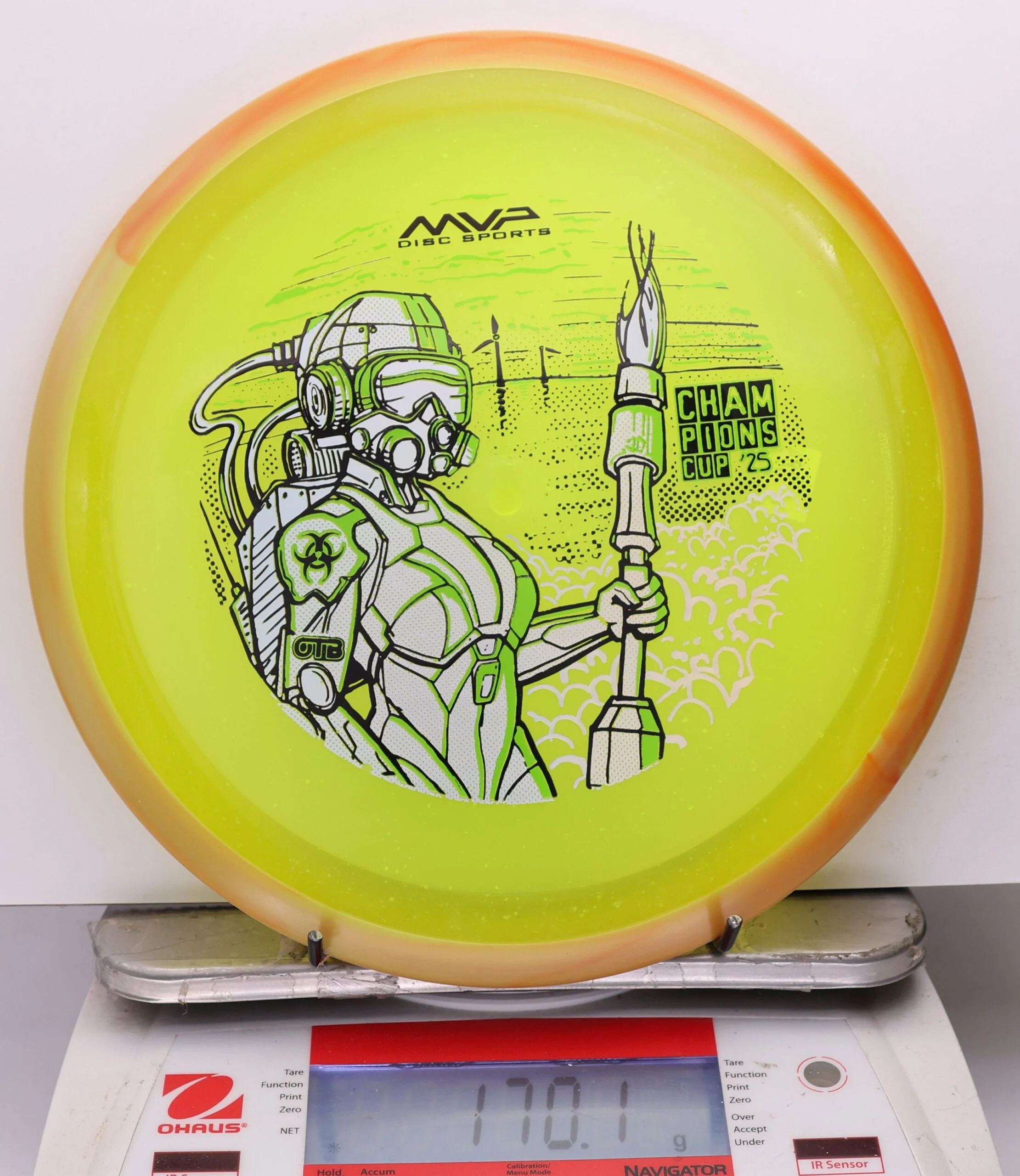 1173735 Particle Glow Proton Virus, PDGA Champions Cup 2025 - #384 YellowOrange-Yellow, 170