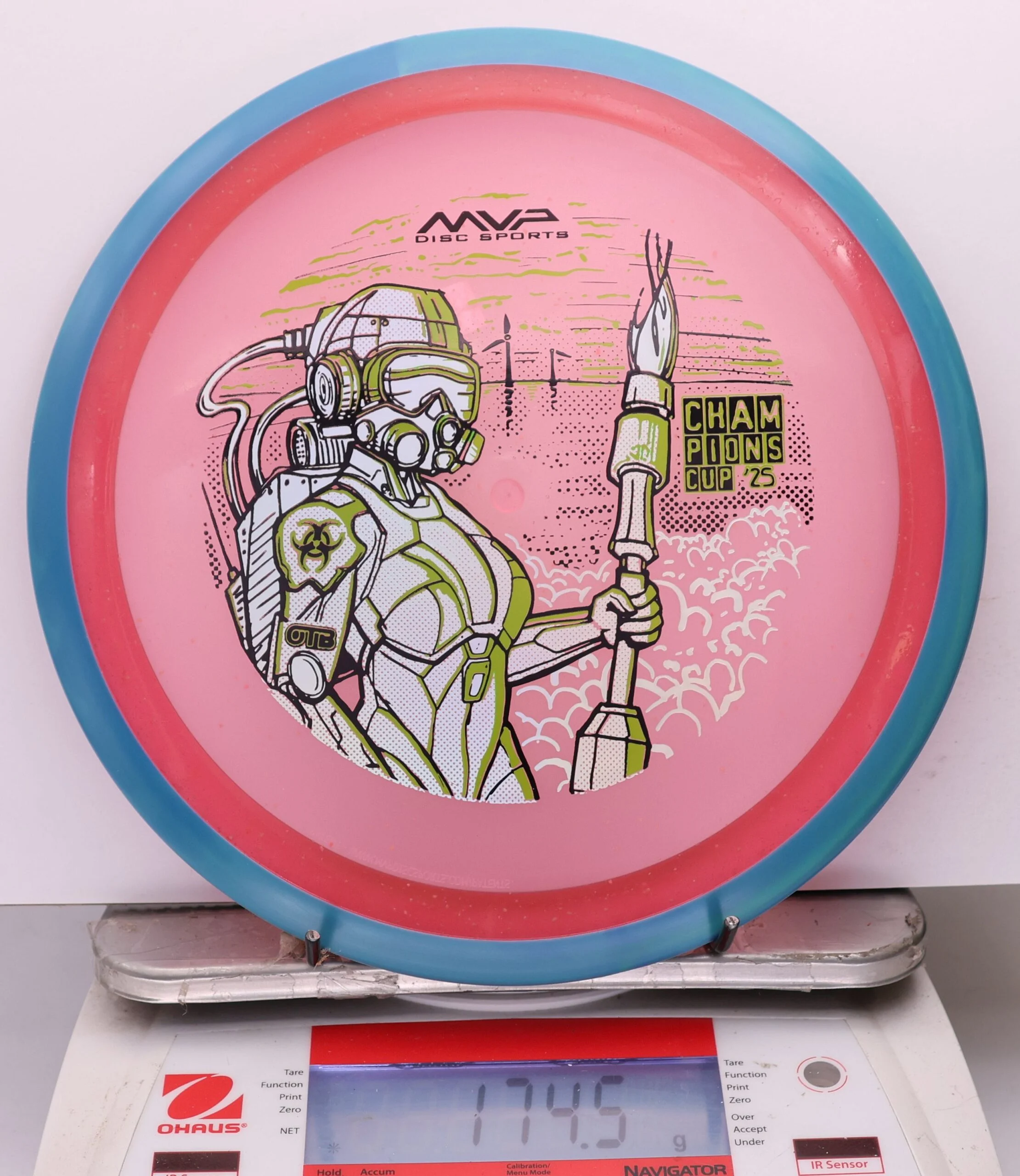 1173751 Particle Glow Proton Virus, PDGA Champions Cup 2025 - #385 Blue-Red, 175