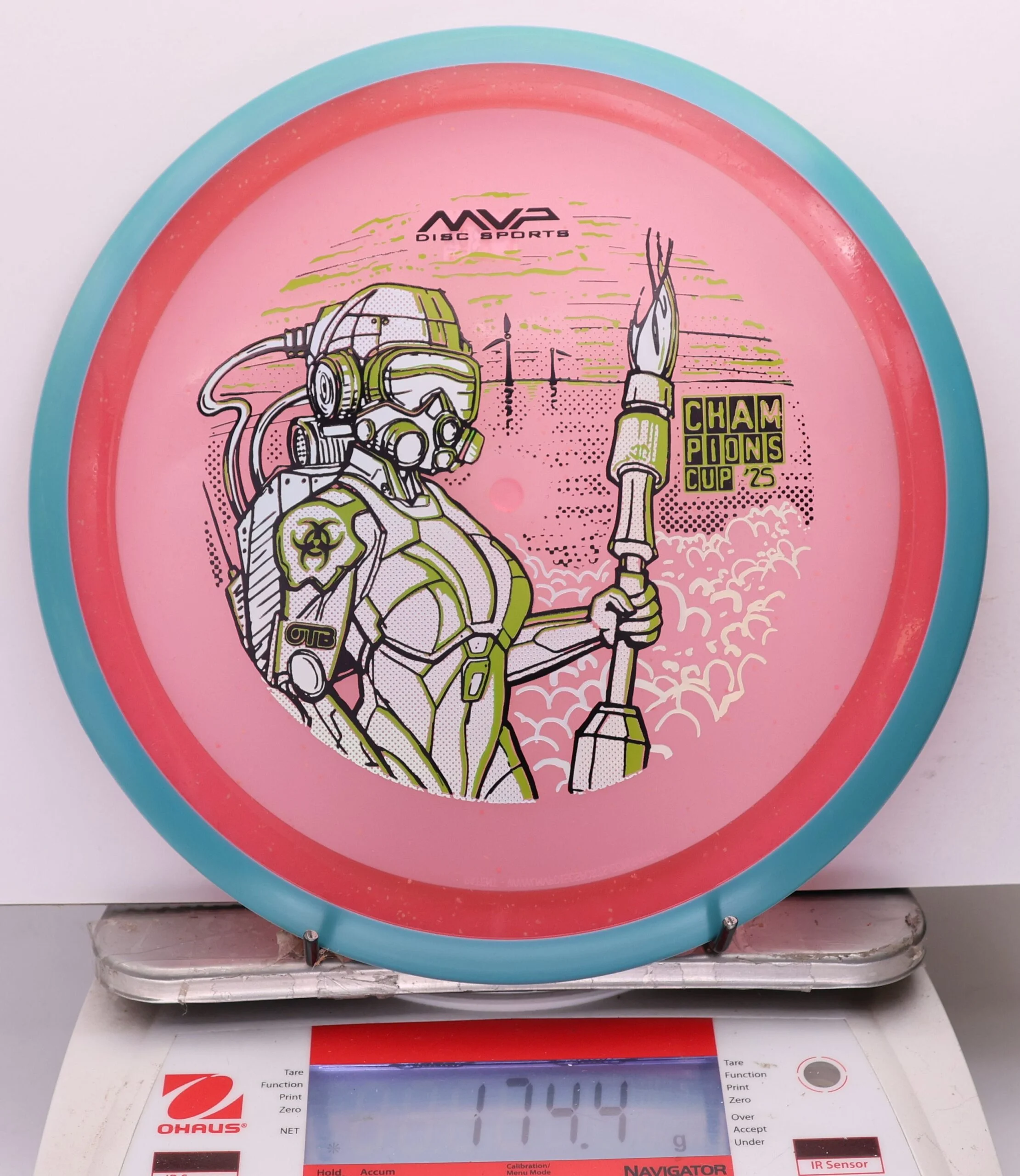 1173753 Particle Glow Proton Virus, PDGA Champions Cup 2025 - #387 Blue-Red, 174