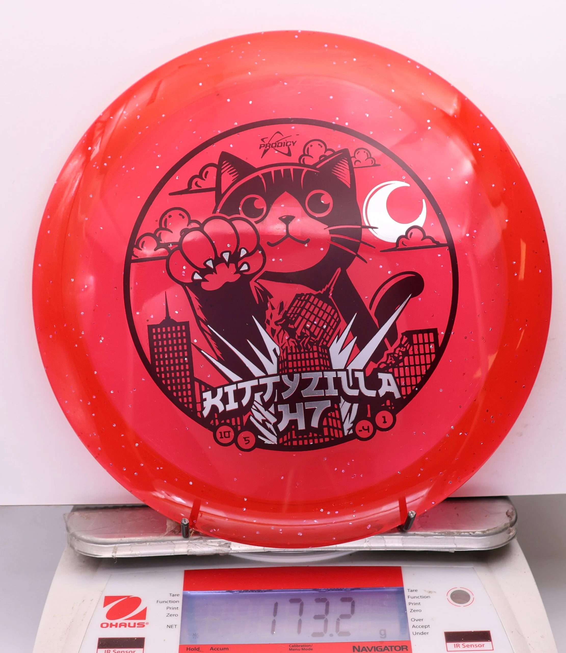 1175861 Prodigy H7, 750 Glimmer Kittyzilla - #316 Red, 173