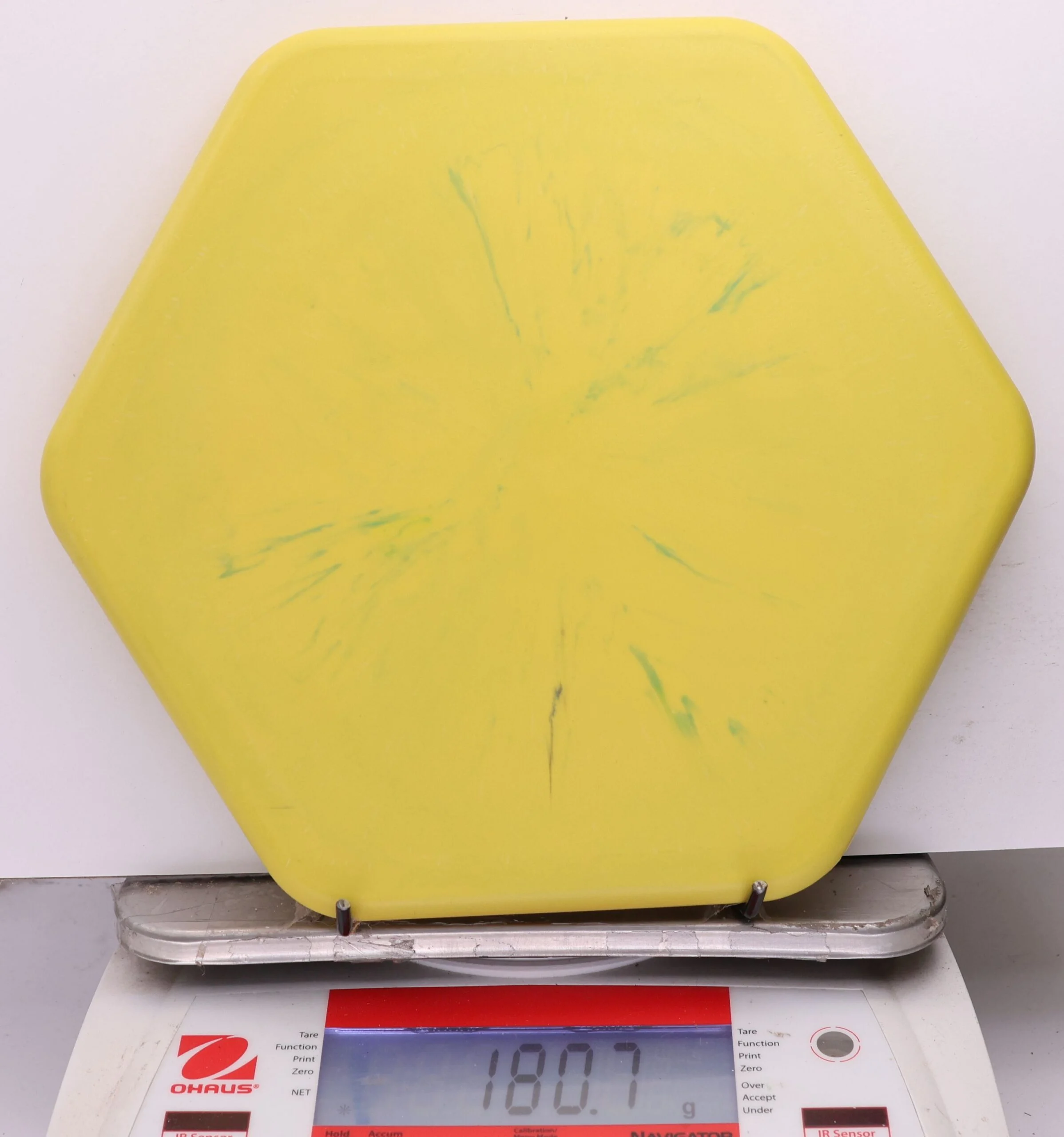 1176885 Swirly Base Hexagon, Six Sided Discs x Trash Panda - #06 Yellow, 181