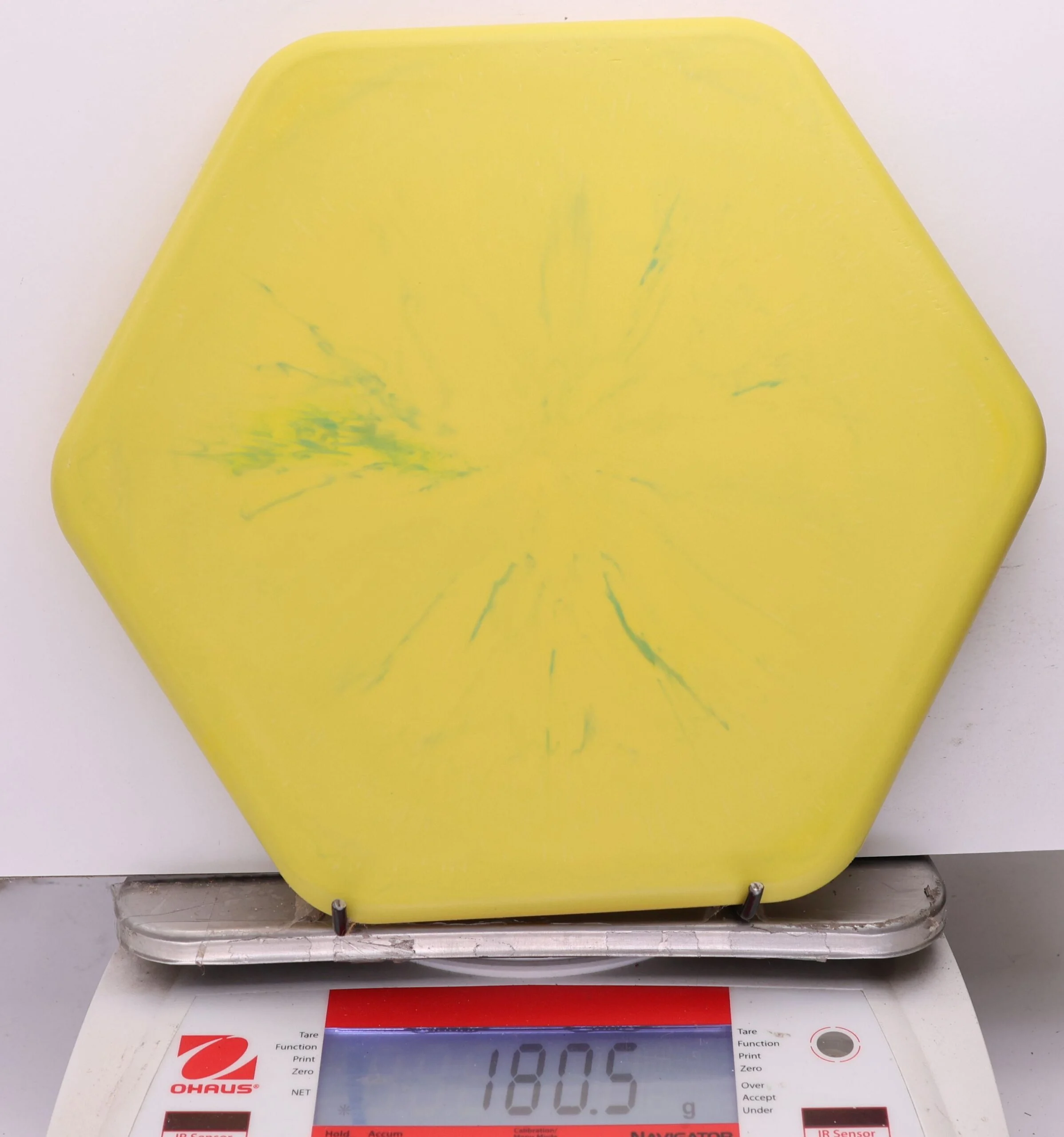 1176925 Swirly Base Hexagon, Six Sided Discs x Trash Panda - #07 Yellow, 181