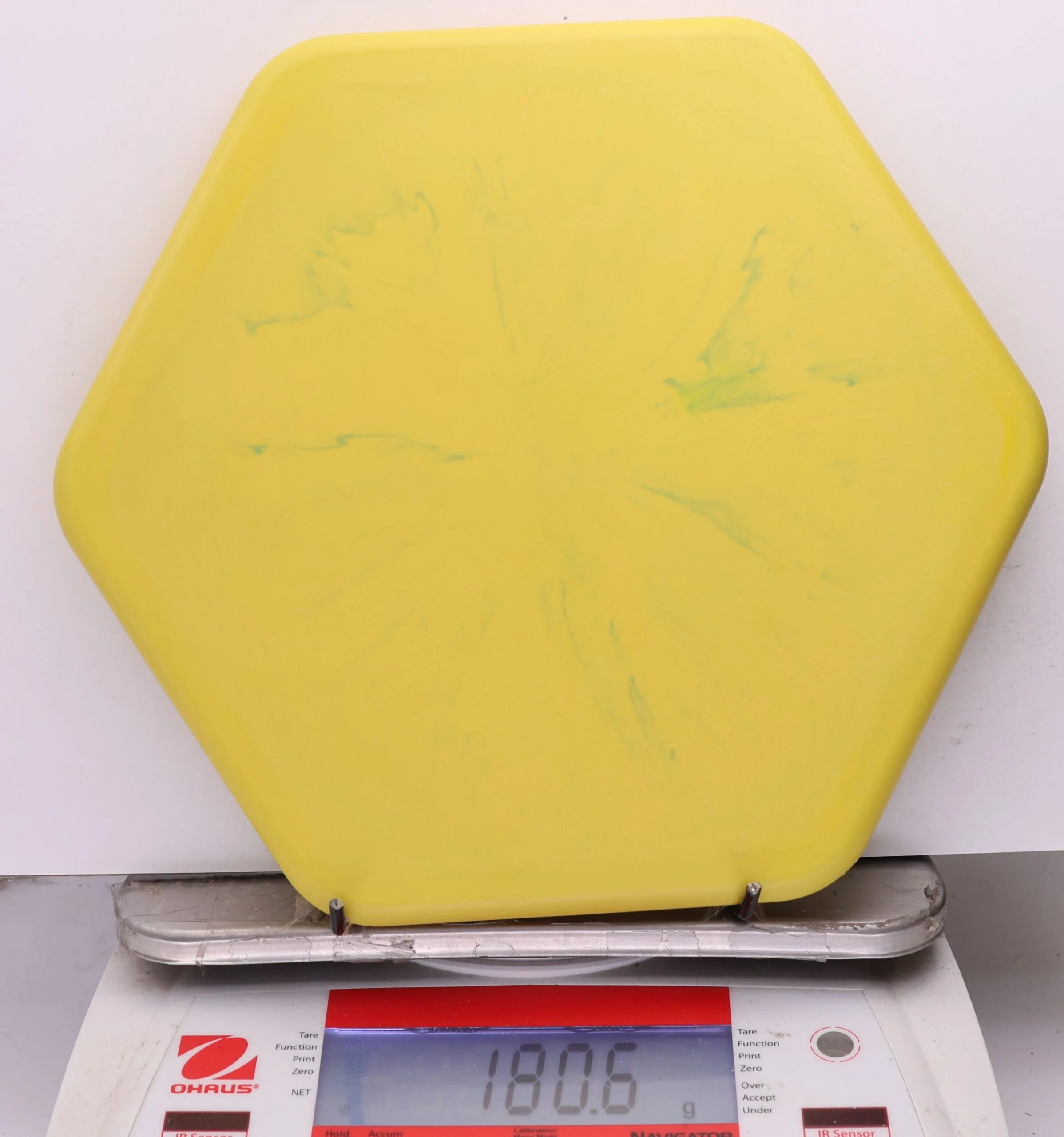1176926 Swirly Base Hexagon, Six Sided Discs x Trash Panda - #08 Yellow, 181