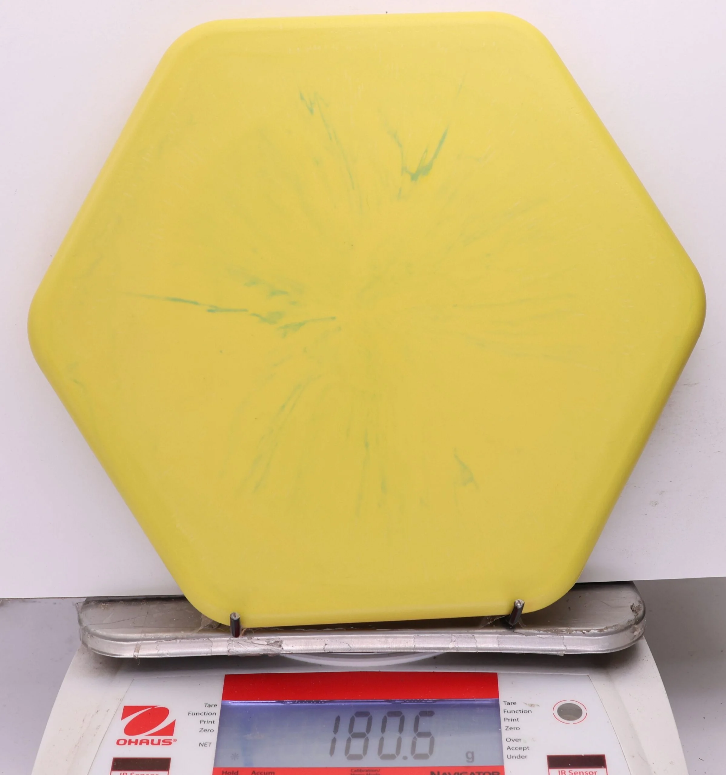1176929 Swirly Base Hexagon, Six Sided Discs x Trash Panda - #11 Yellow, 181