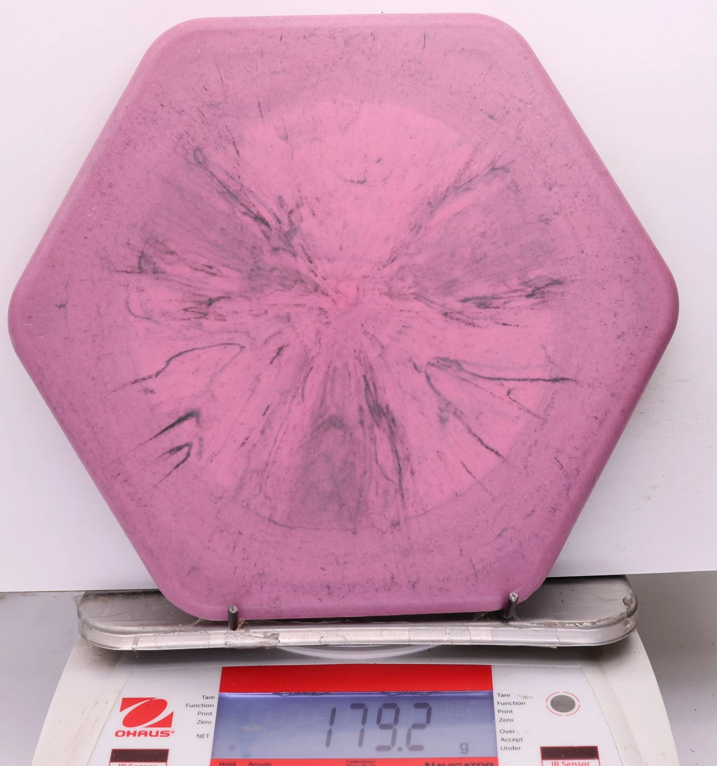 1177057 Swirly Base Hexagon, Six Sided Discs x Trash Panda - #22 PinkGray, 179