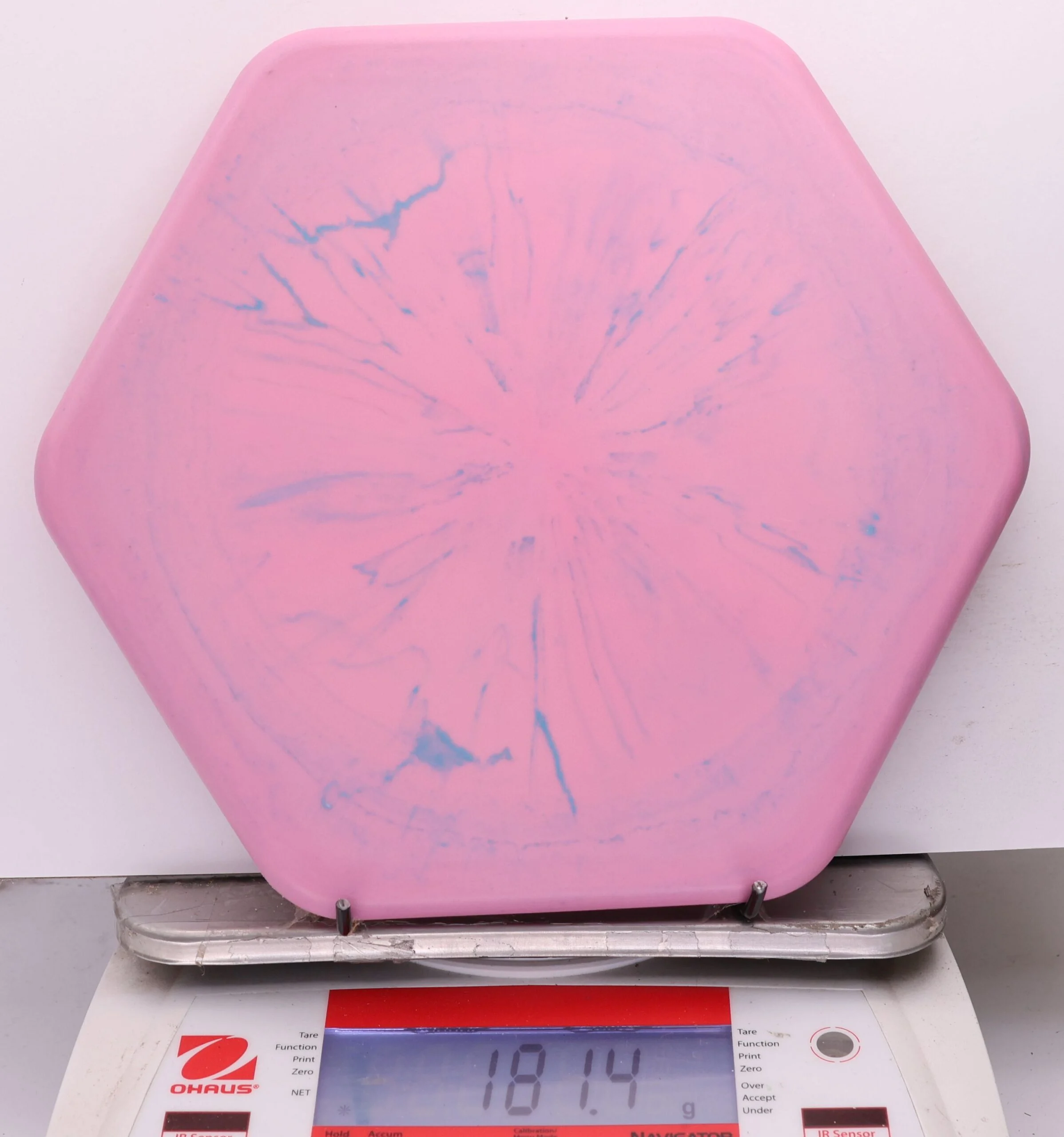 1177058 Swirly Base Hexagon, Six Sided Discs x Trash Panda - #23 Pink, 181