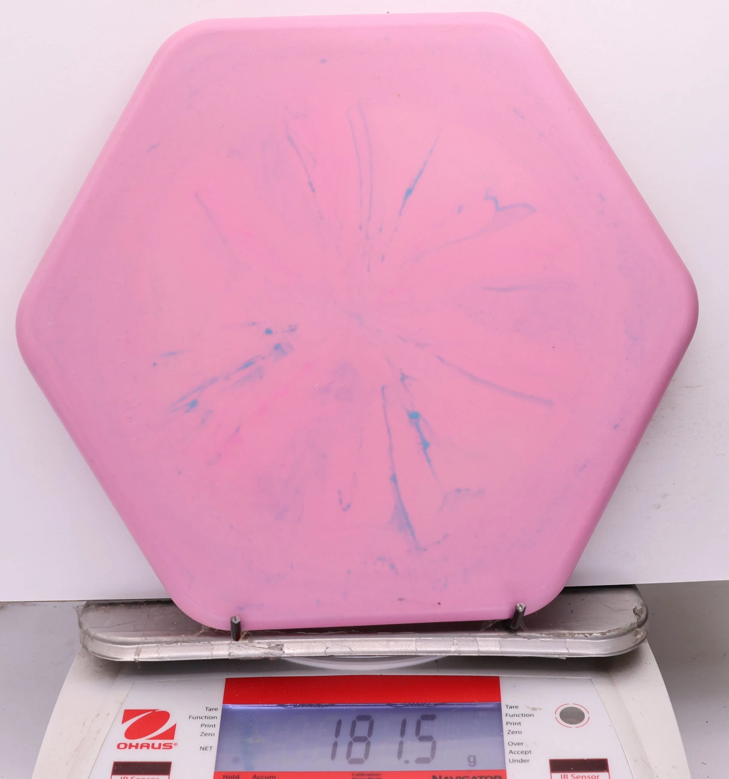 1177060 Swirly Base Hexagon, Six Sided Discs x Trash Panda - #25 Pink, 182