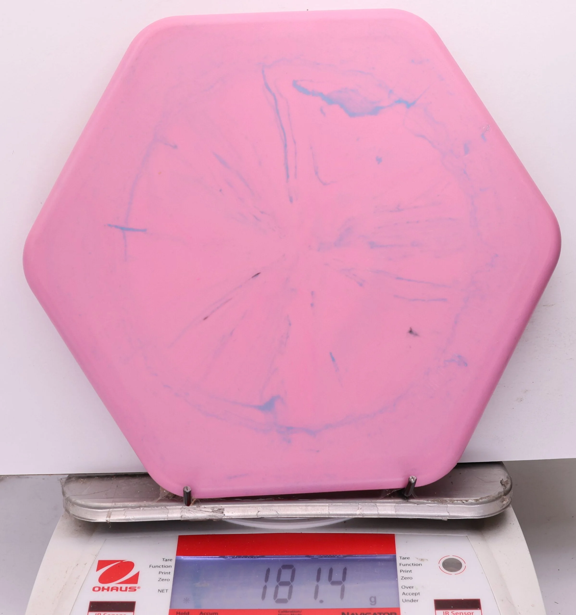 1177061 Swirly Base Hexagon, Six Sided Discs x Trash Panda - #26 Pink, 181