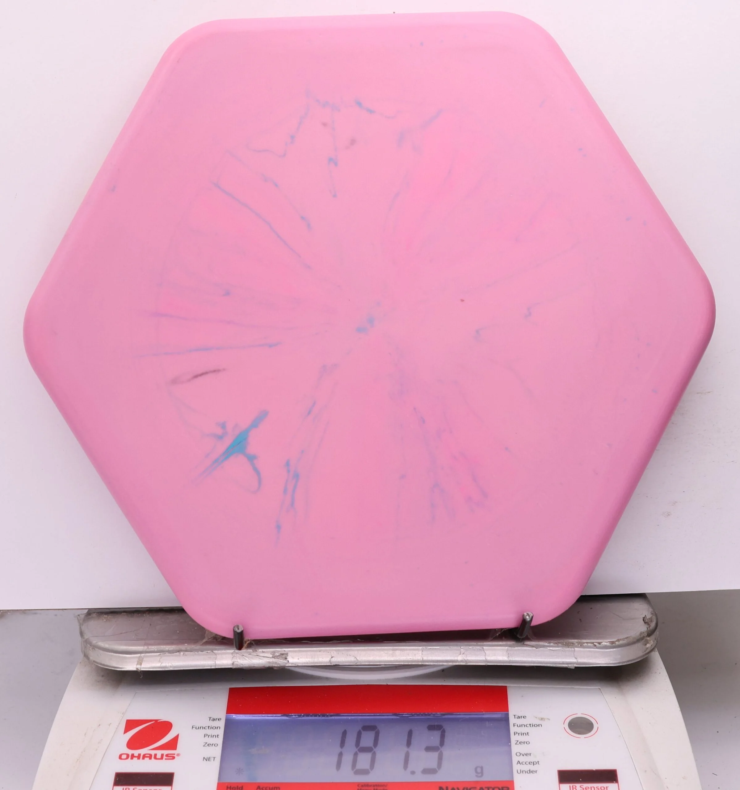 1177113 Swirly Base Hexagon, Six Sided Discs x Trash Panda - #27 Pink, 181
