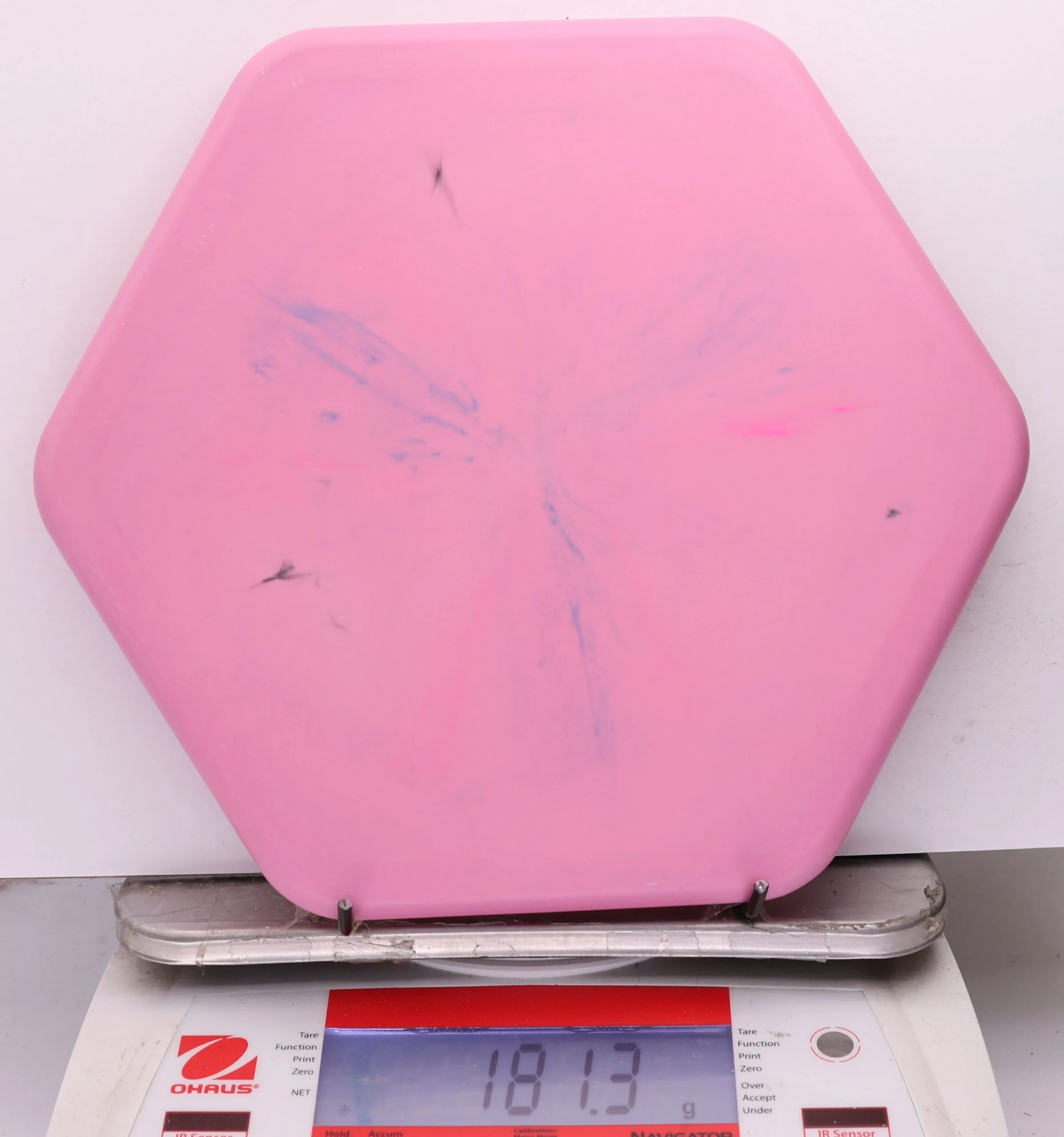 1177114 Swirly Base Hexagon, Six Sided Discs x Trash Panda - #28 Pink, 181