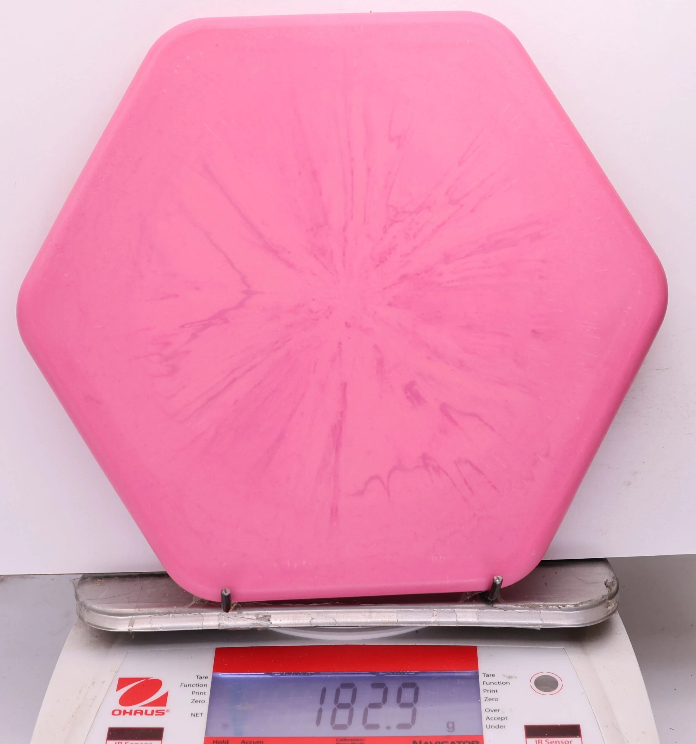 1177165 Swirly Base Hexagon, Six Sided Discs x Trash Panda - #34 Pink, 183