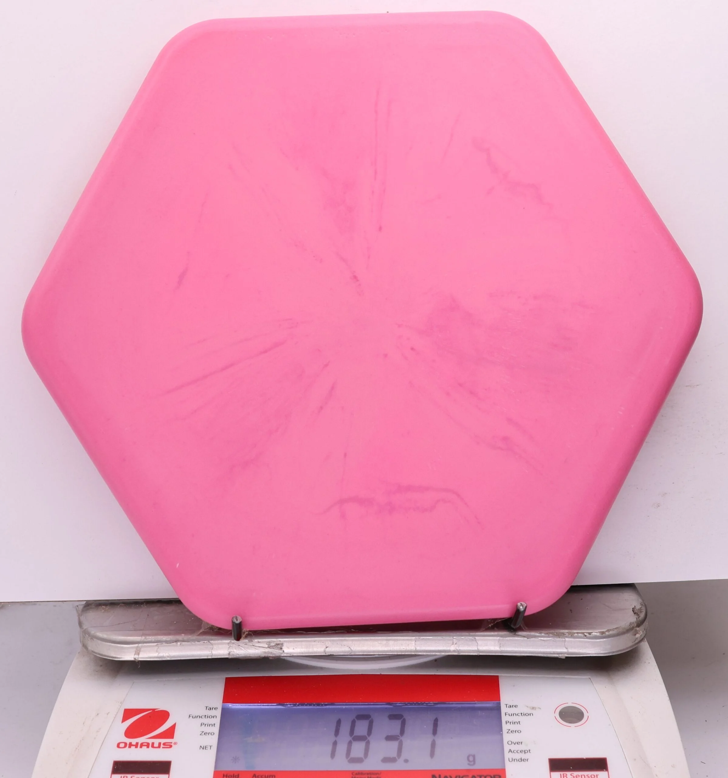 1177166 Swirly Base Hexagon, Six Sided Discs x Trash Panda - #35 Pink, 183