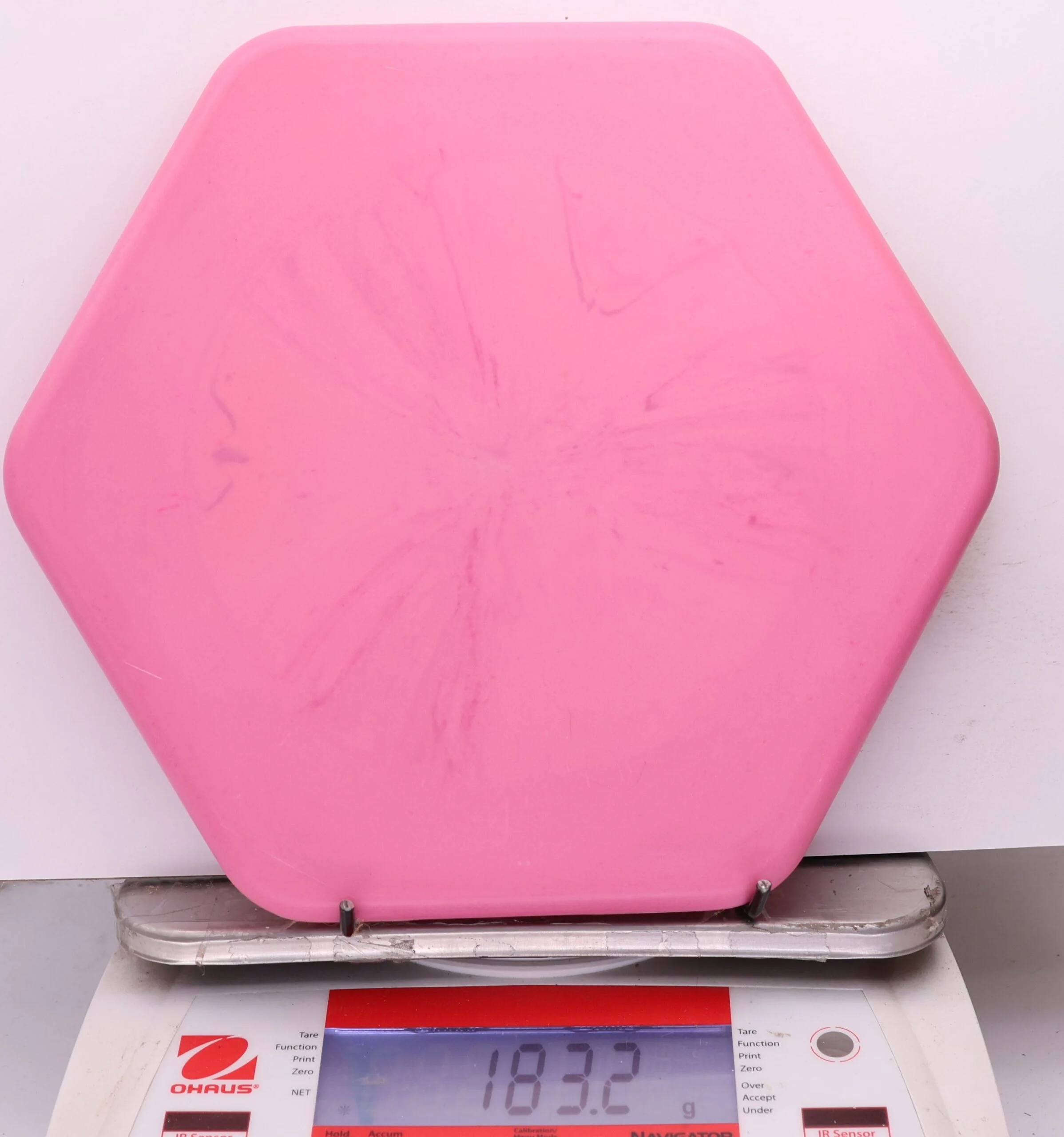 1177207 Swirly Base Hexagon, Six Sided Discs x Trash Panda - #37 Pink, 183