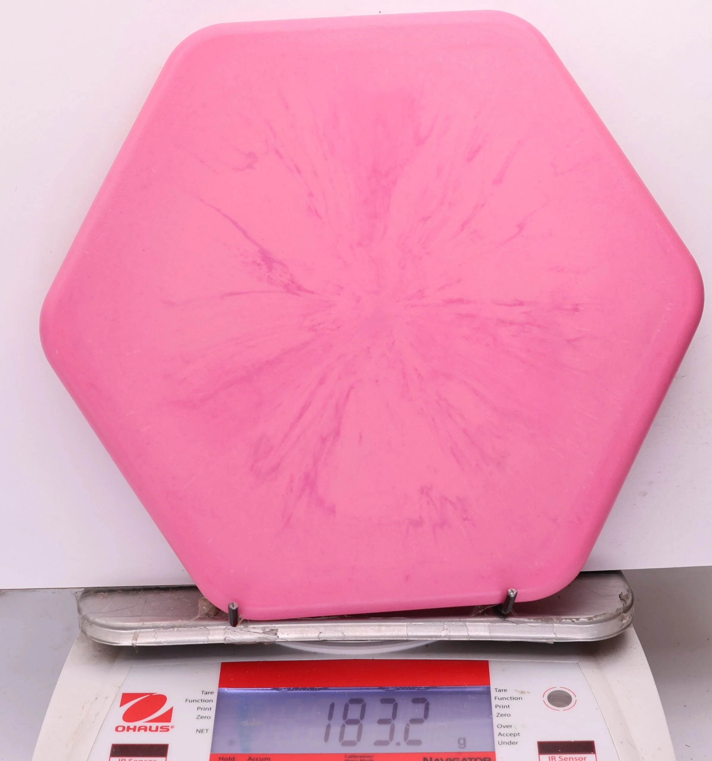 1177209 Swirly Base Hexagon, Six Sided Discs x Trash Panda - #39 Pink, 183