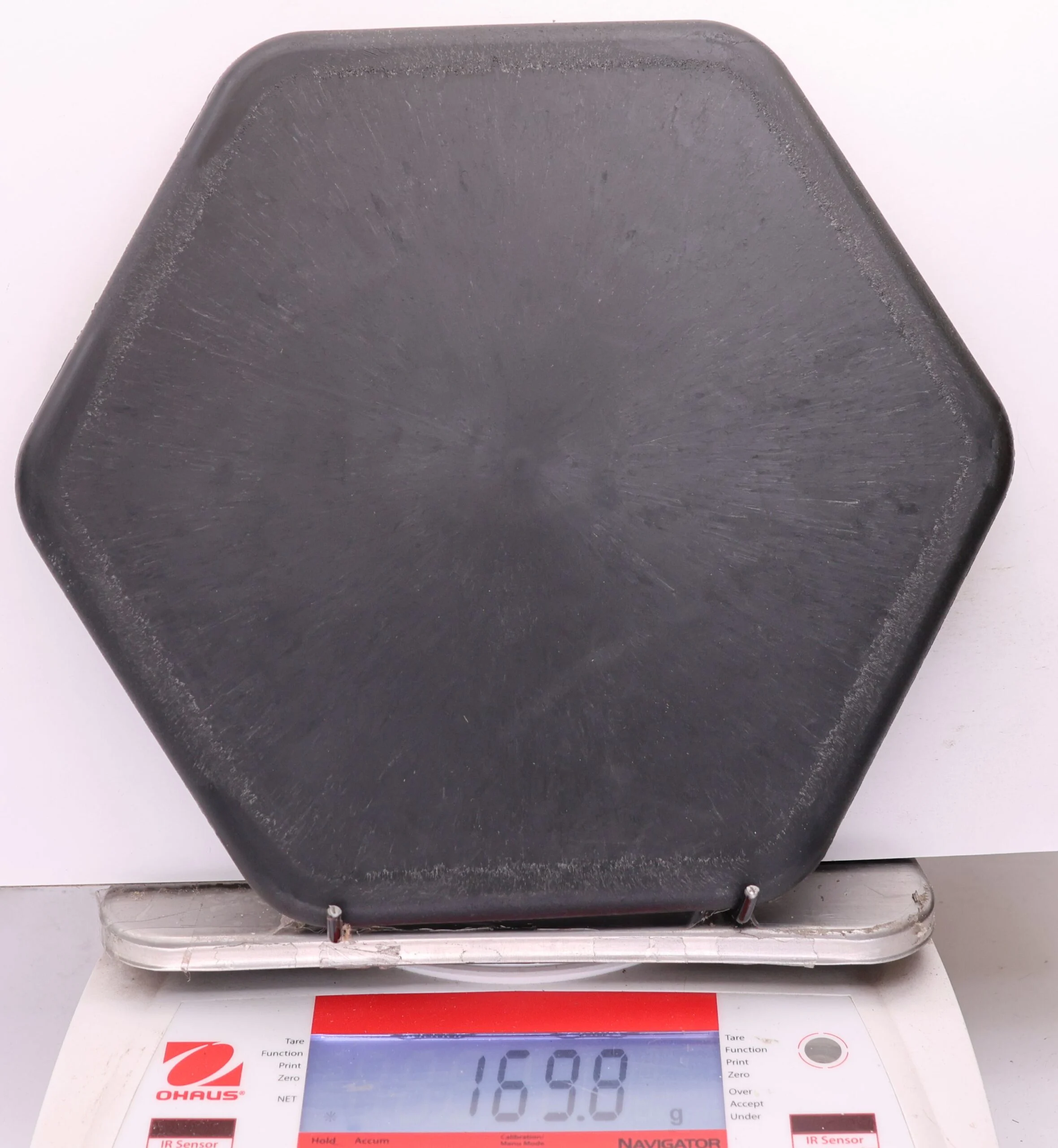 1177251 Rubber "Flexagon" Hexagon, Six Sided Discs x Trash Panda - #01 Black, 170