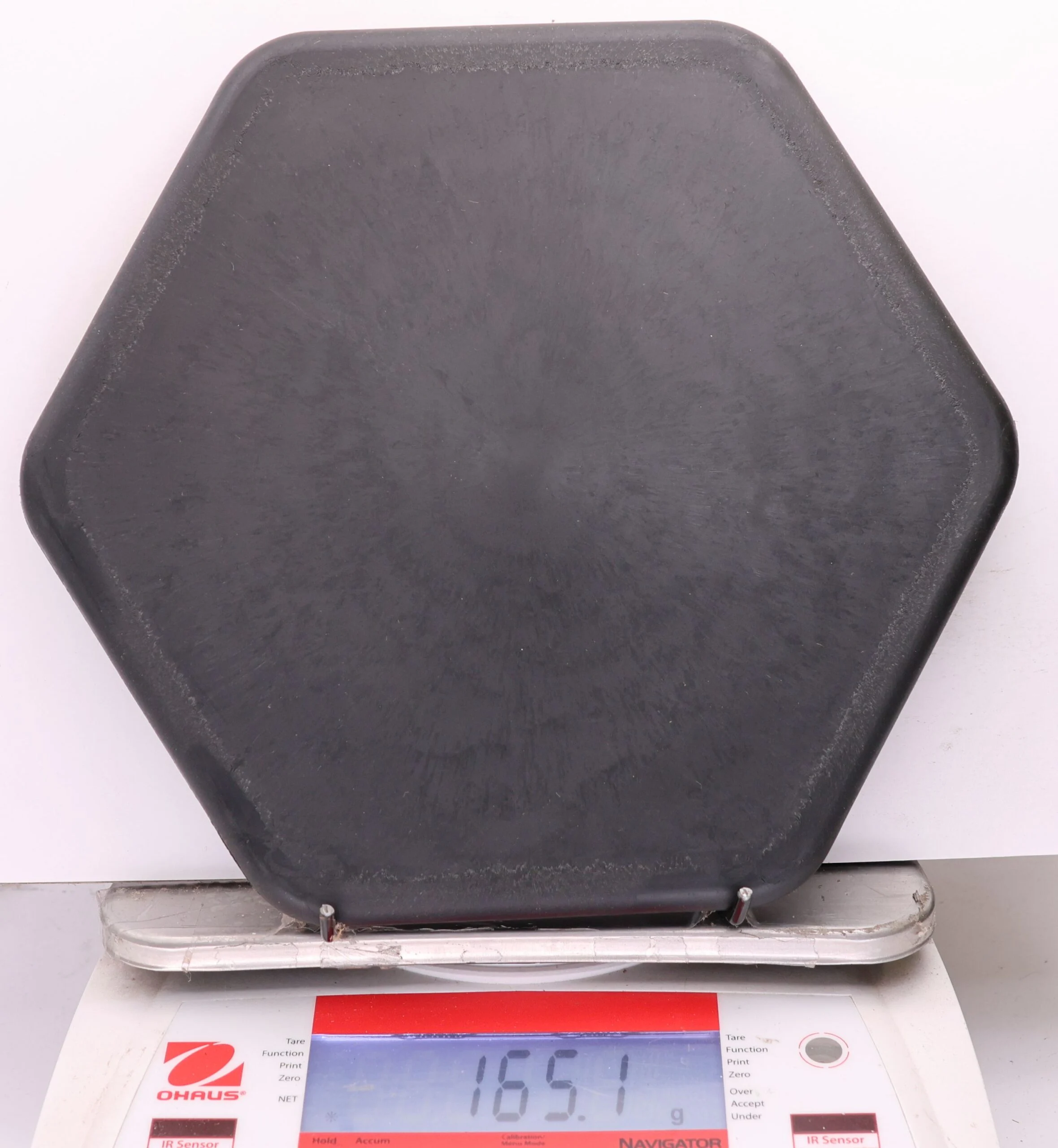 1177293 Rubber "Flexagon" Hexagon, Six Sided Discs x Trash Panda - #06 Black, 165